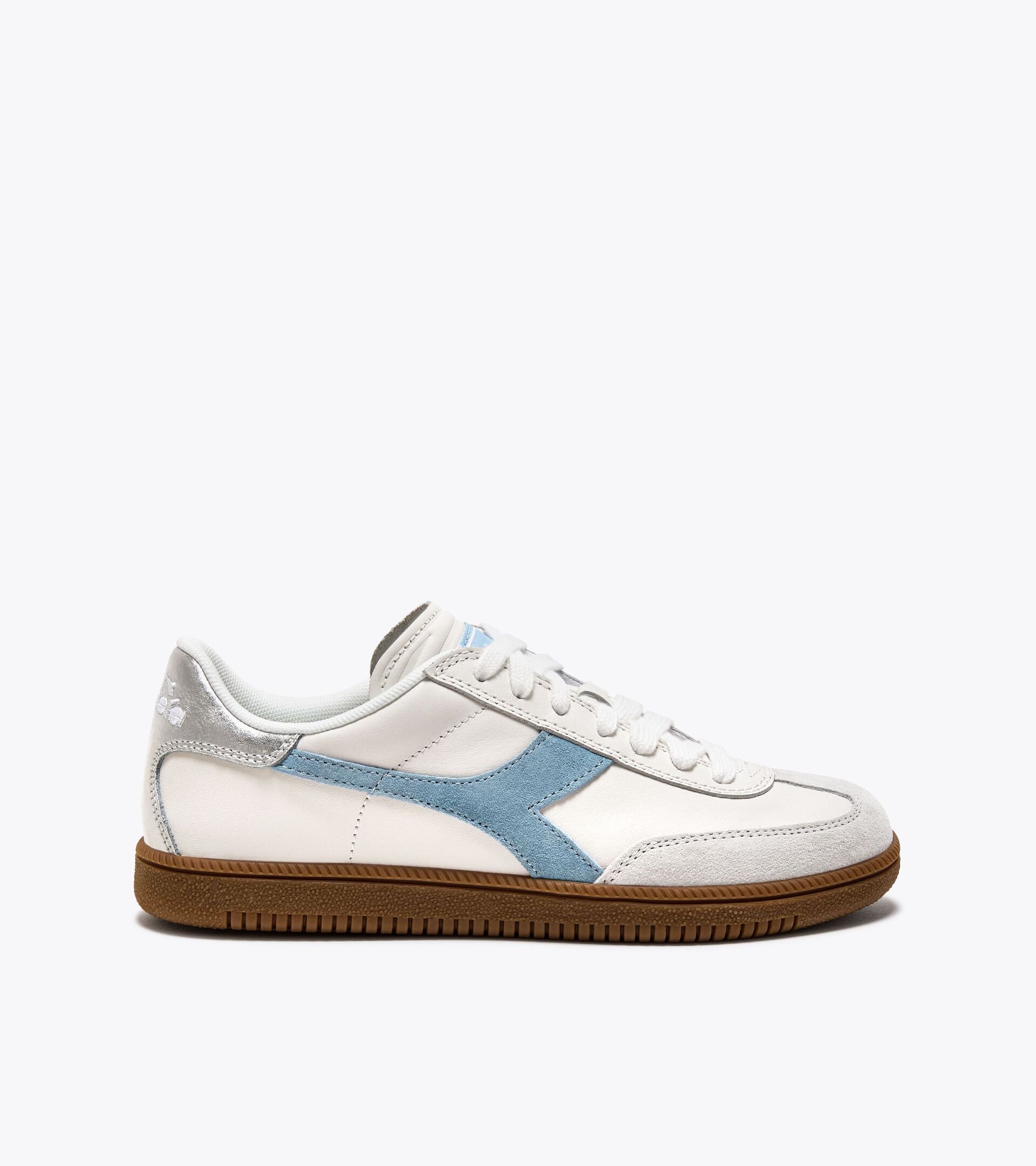 Sneaker aus Leder - alle Geschlechter TRAINER METAL WIESS/HELLBLAU - Diadora