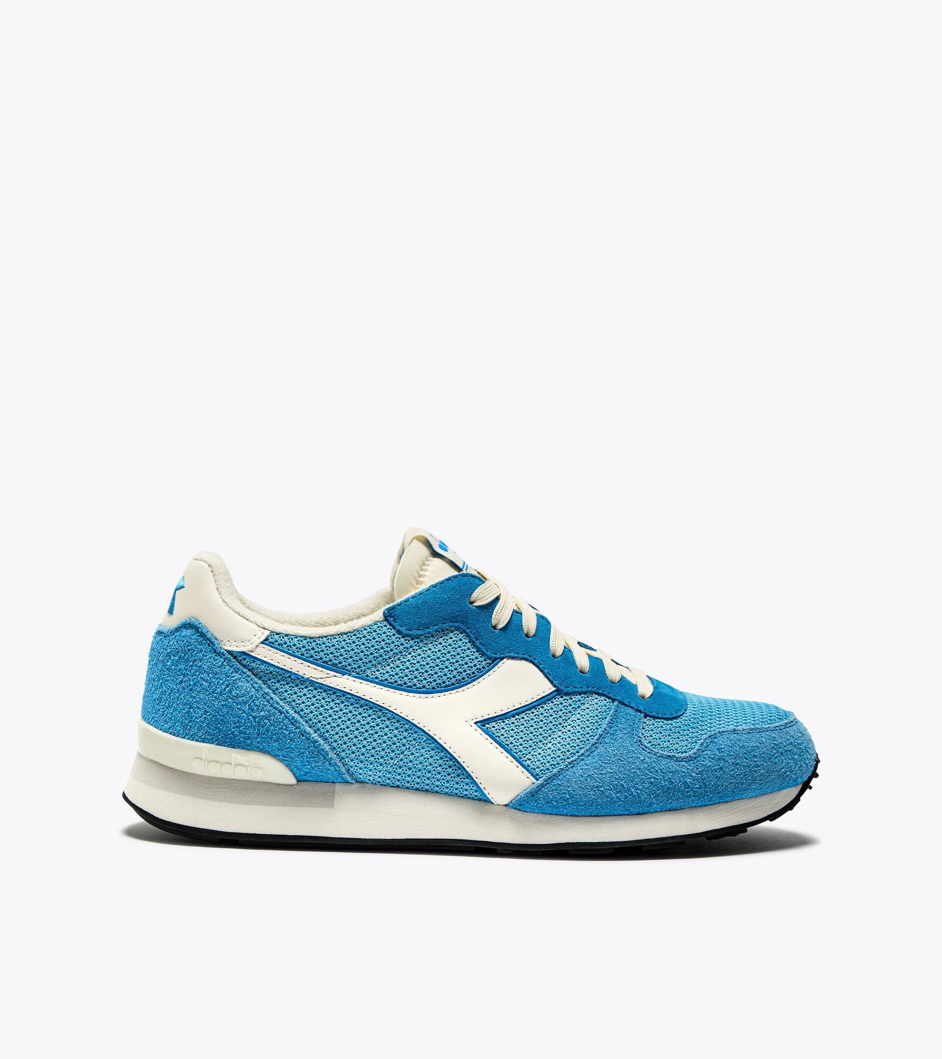 Suede leather sports sneakers - All-gender CAMARO HAIRY ALASKAN SKY-BLUE - Diadora