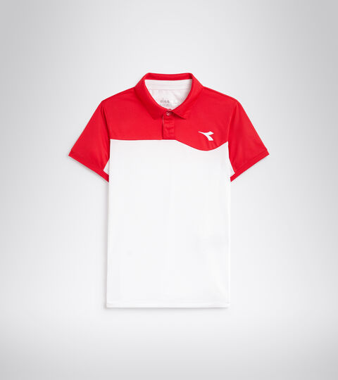 Polo de tenis - Junior J. POLO COURT ROJO TOMATE - Diadora