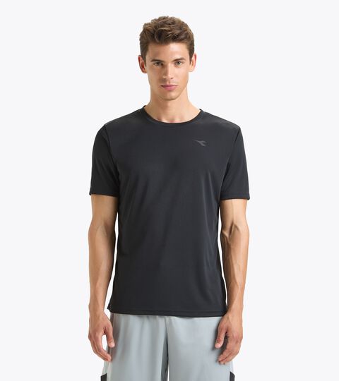 T-shirt de sport - Homme SS T-SHIRT RUN NOIR - Diadora