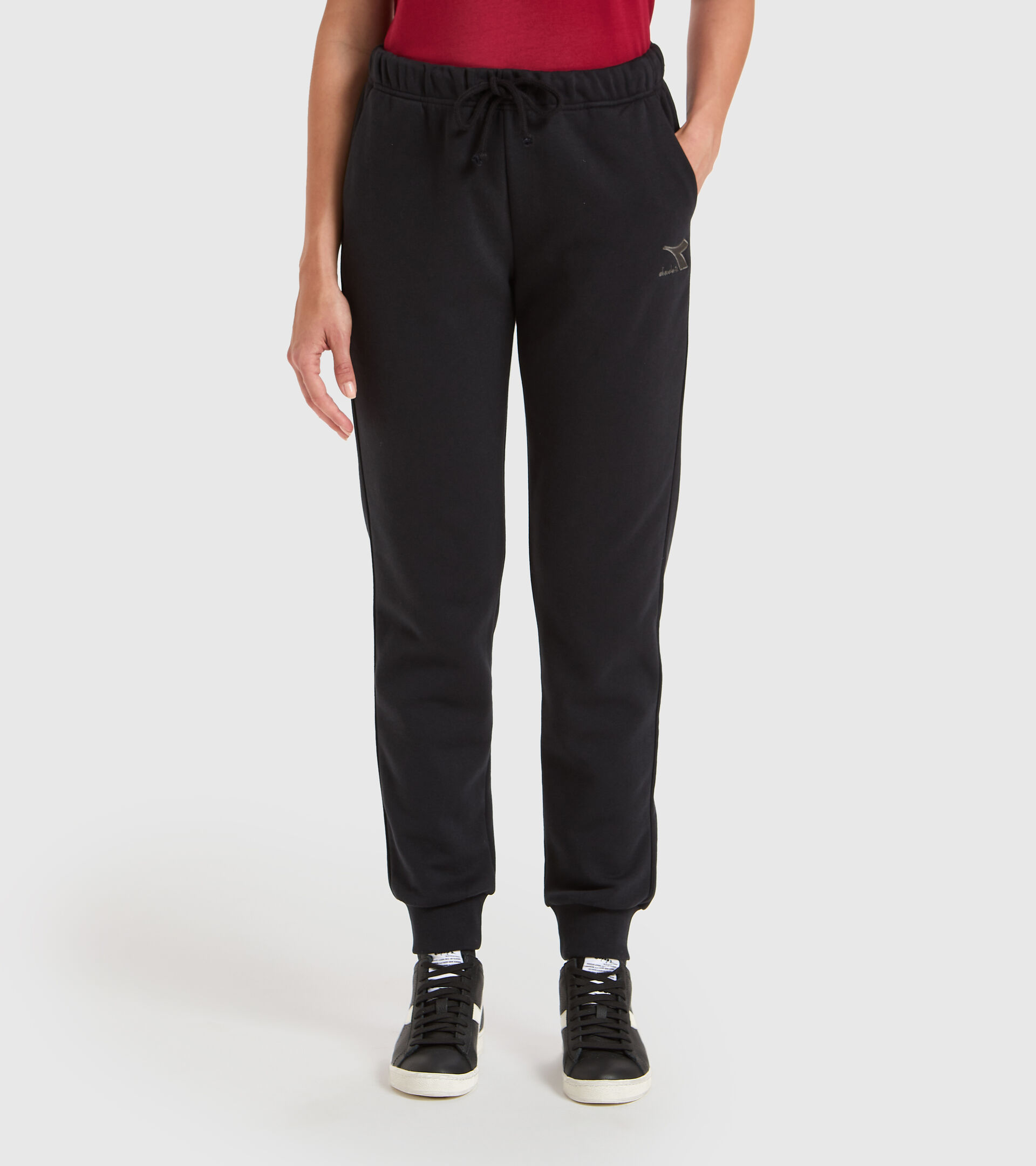 Apparel Sport DONNA L.PANTS CUFF CORE NERO Diadora