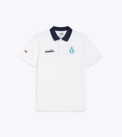 POLO RAPPRESENTANZA BV24 ITALIA, OPTICAL WHITE Polo shirt - Italy National Volleyball Team POLO RAPPRESENTANZA BV24 ITALIA OPTICAL WHITE - Diadora
