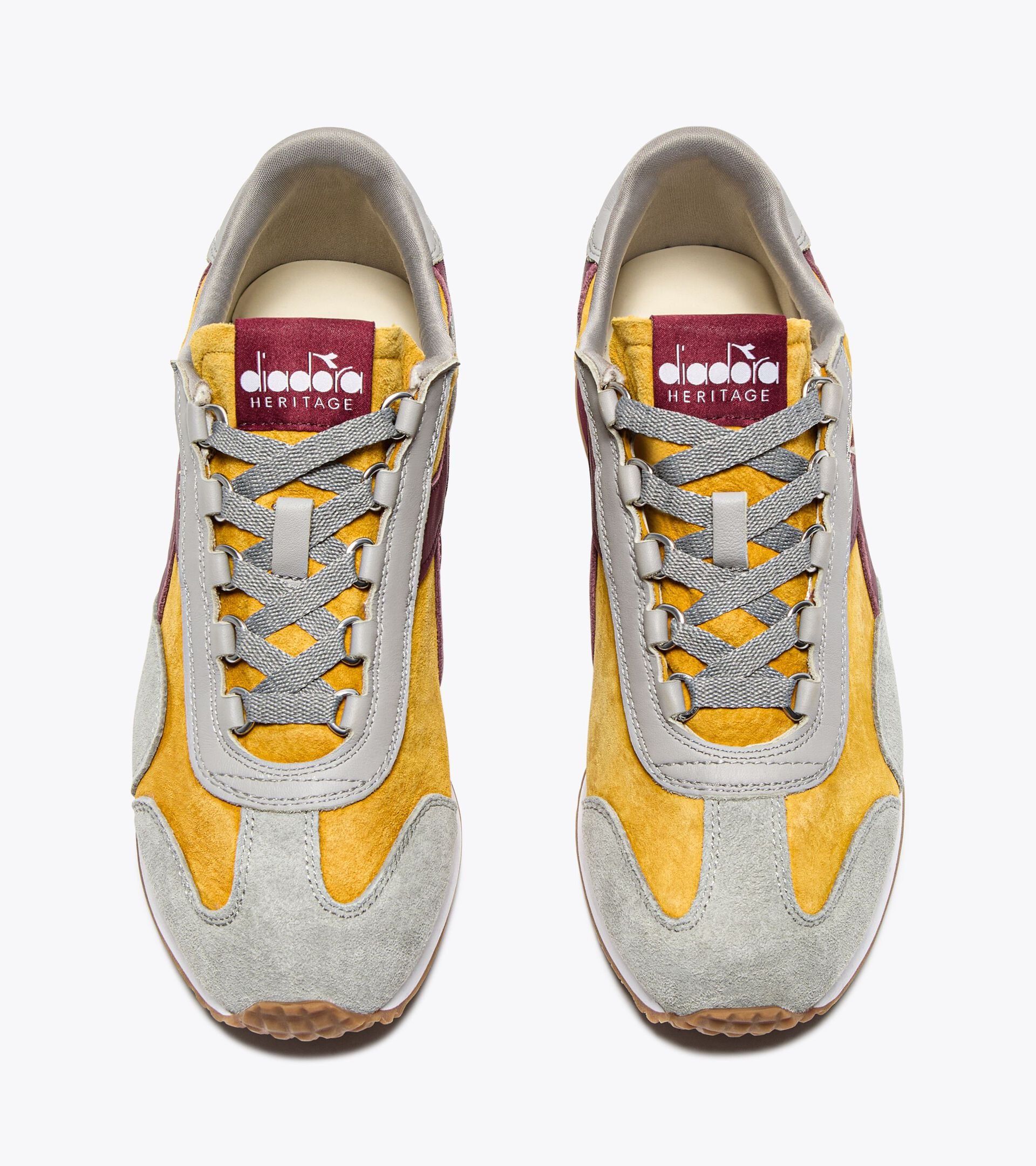 Heritage low-profile leather sneaker - All-gender EQUIPE '75 SW YELLOW FREESIA - Diadora
