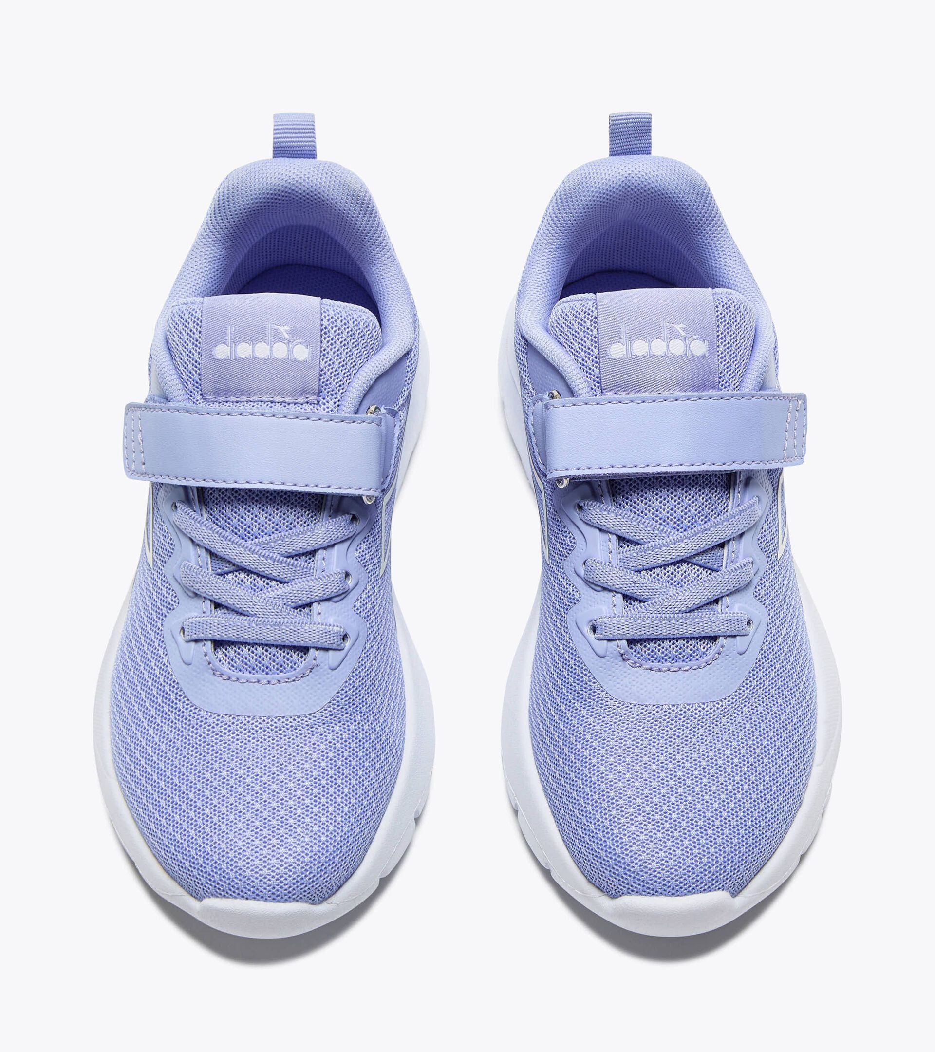 Running  shoe -  4-8  years old - Kids EVO RUN PS BABY LAVENDER /WHITE - Diadora