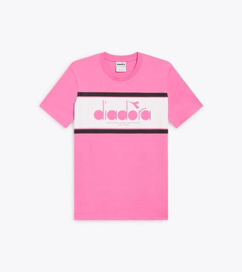 T-SHIRT SS LOGO, ROSE SAUVAGE T-shirt - Genre neutre T-SHIRT SS LOGO ROSE SAUVAGE - Diadora