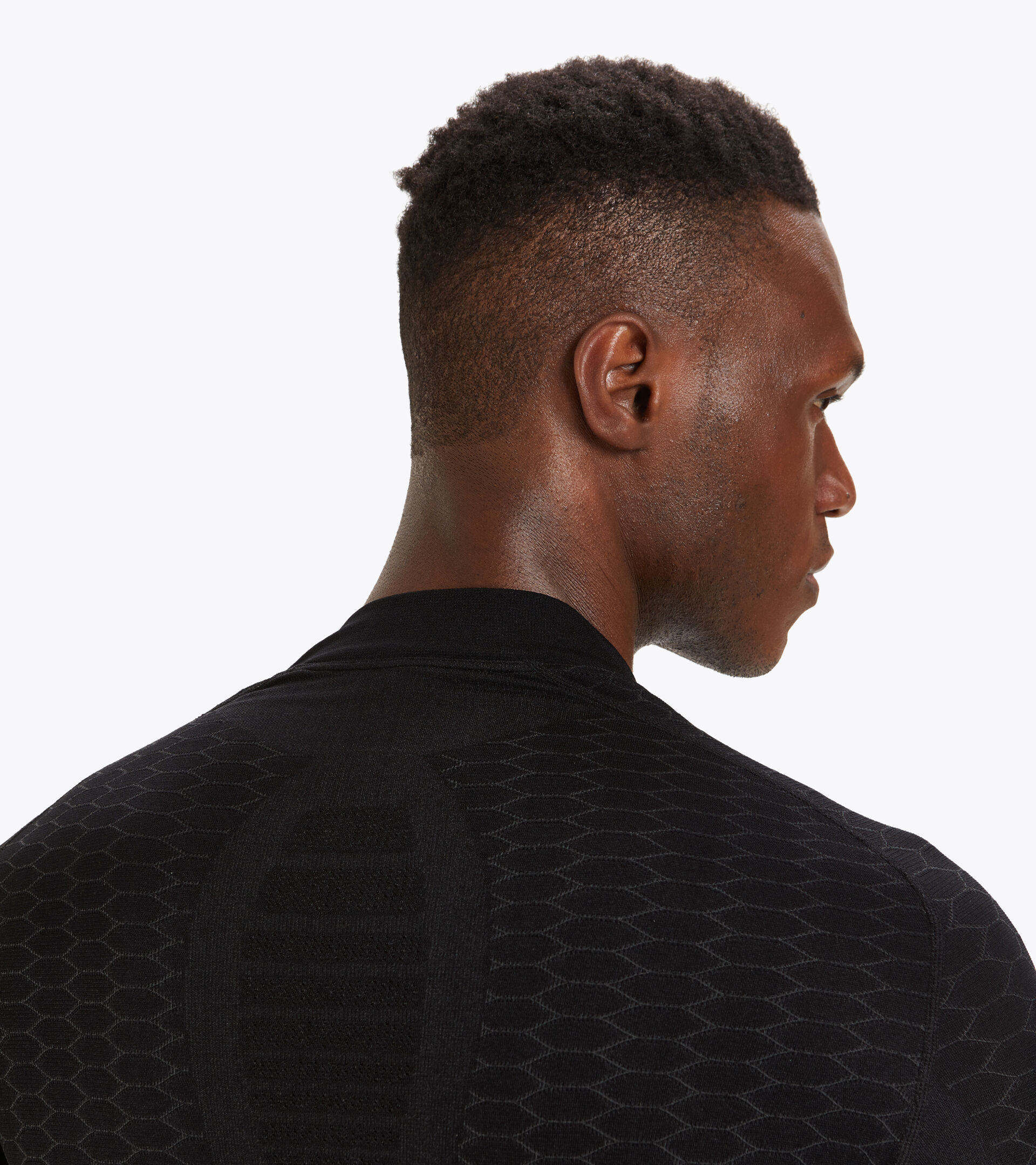Long-sleeved training t-shirt - Men LS TURTLE NECK ACT BLACK - Diadora