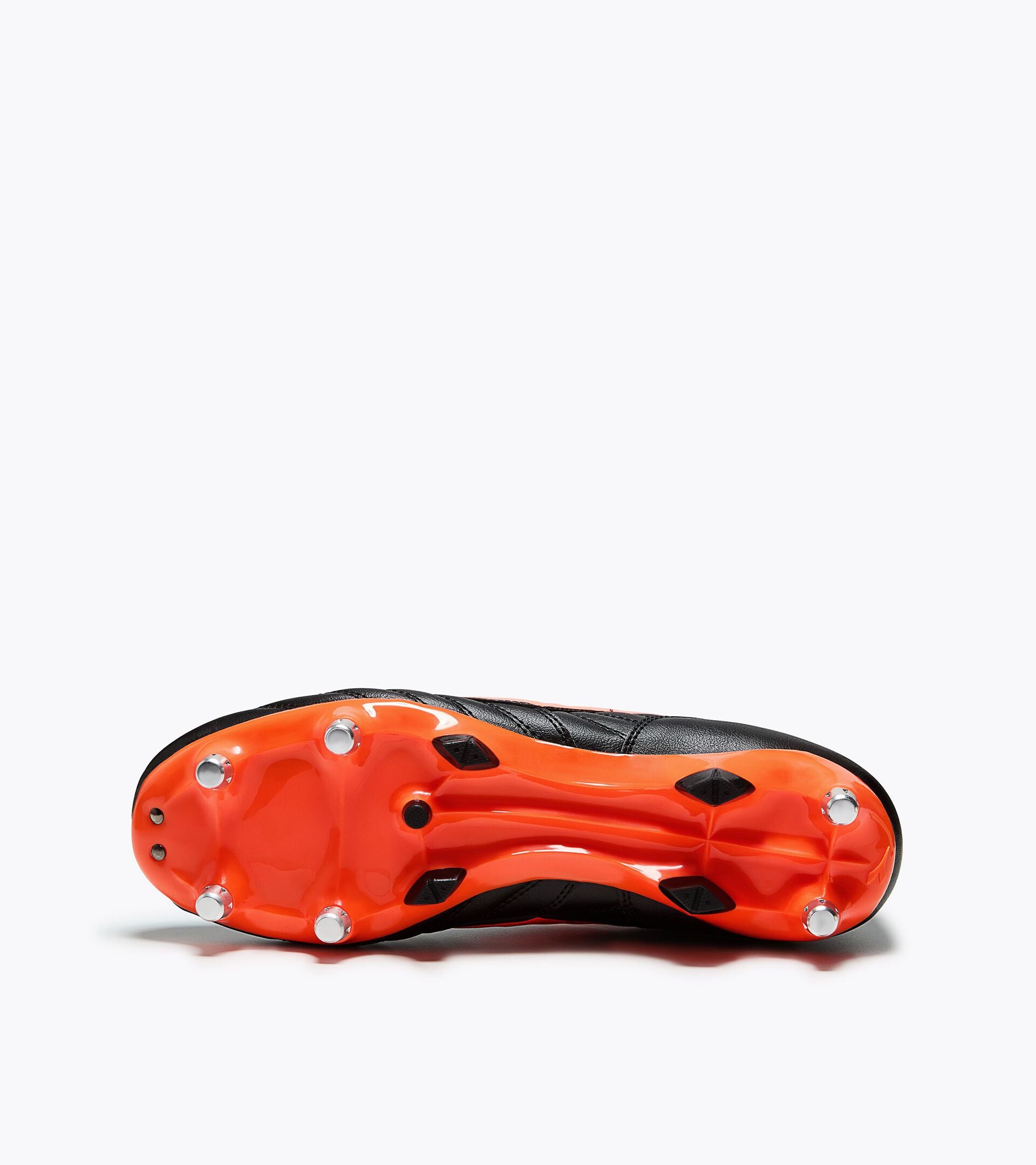 Chaussures de football pour terrains souples/mouill&eacute;s - Homme BRASIL CLUB SG NERO/ROSSO FLUO - Diadora