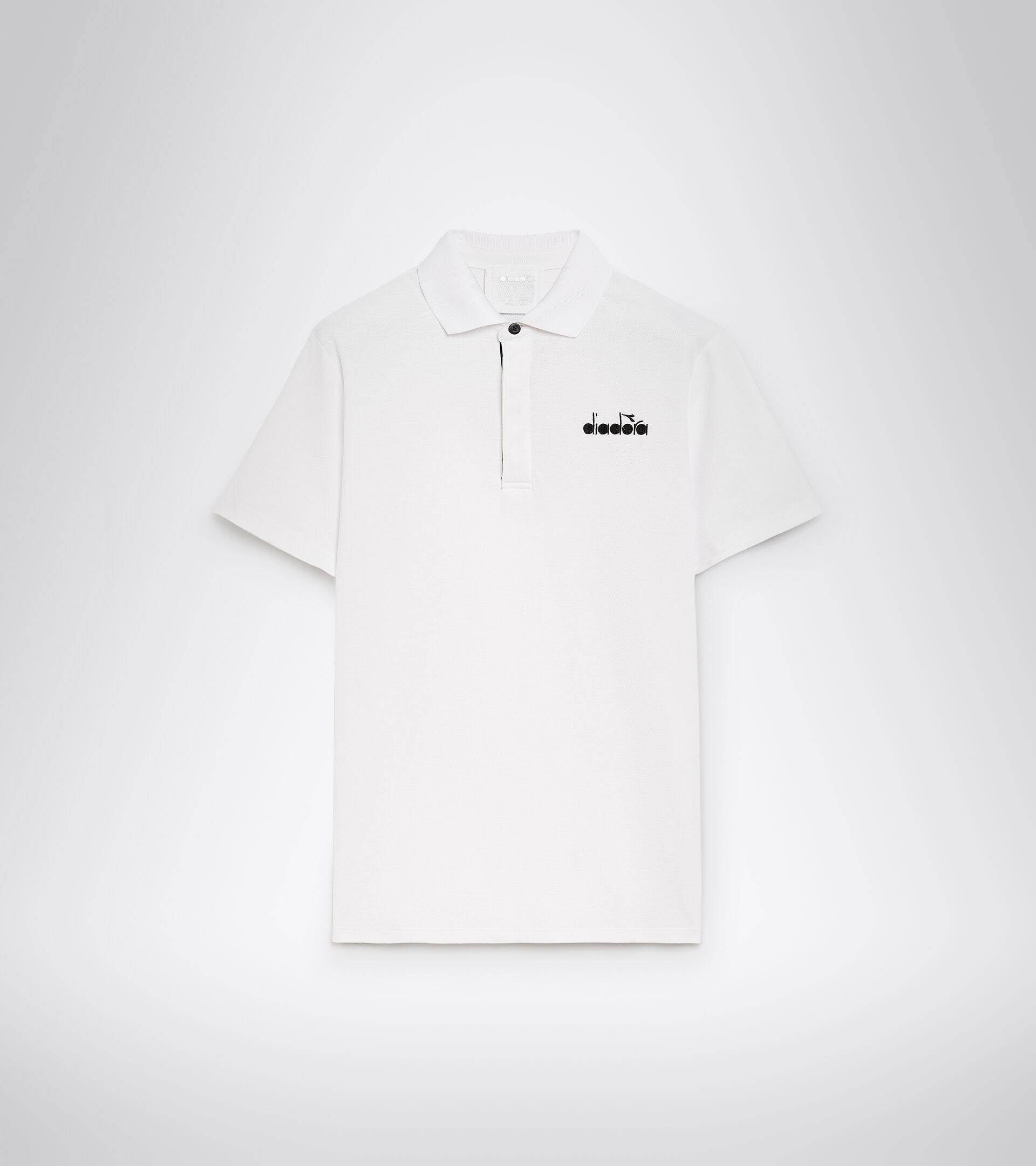 Tennis polo shirt - Men POLO STATEMENT SS OPTICAL WHITE - Diadora