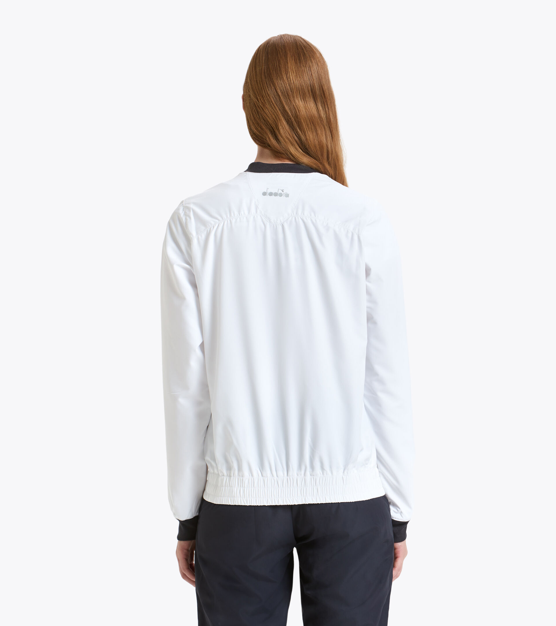 Veste de tennis - Femme L. JACKET COURT BLANC VIF - Diadora