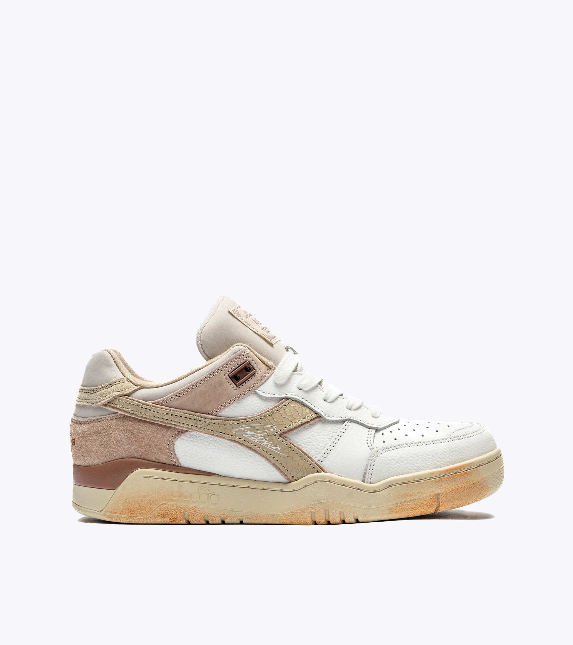 Made in Italy shoe - Gender neutral B.560 DINO RUSSO WHITE/SANDSHELL - Diadora