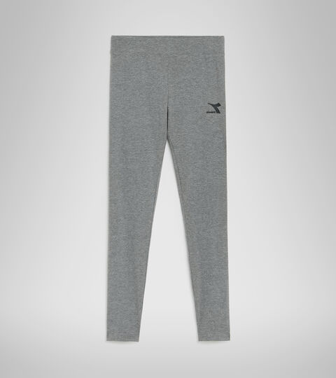 L.LEGGINGS CORE, GRIS FONCE MELANGE Leggings de sport - Femme L.LEGGINGS CORE GRIS FONCE MELANGE - Diadora