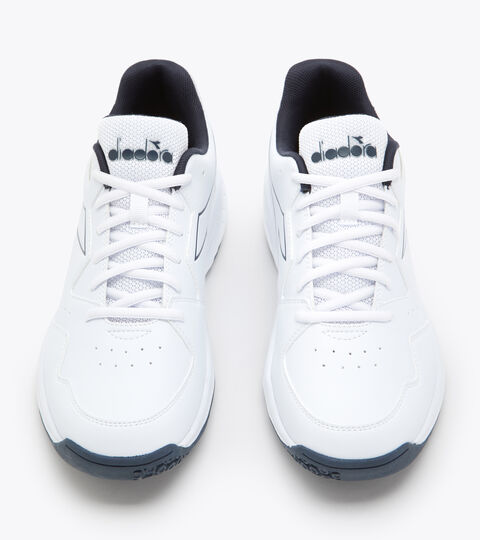 Tennis shoes - Men VOLEE 6 WHITE/BLUE CORSAIR/SILVER DD - Diadora