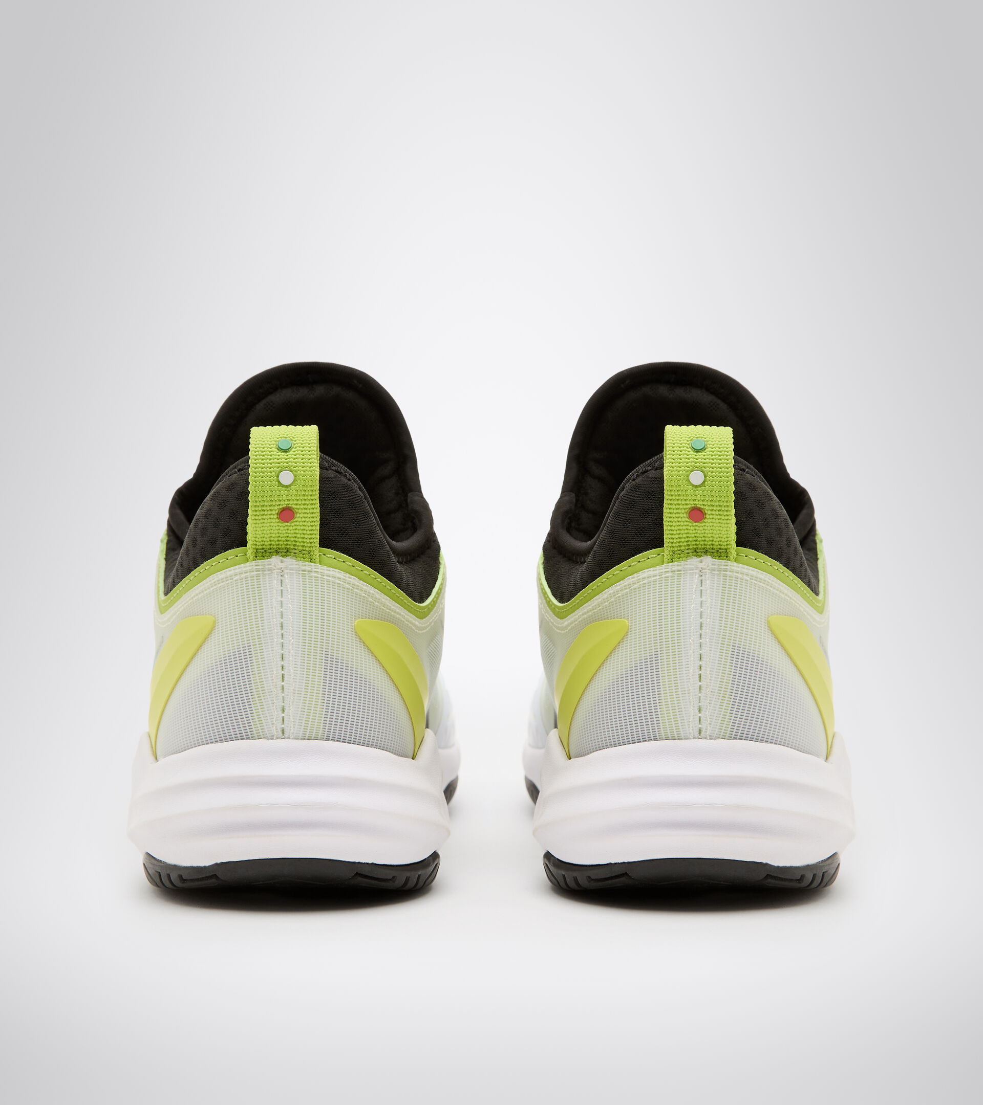Clay and hard court tennis shoe - Men SPEED BLUSHIELD FLY 3 + AG WHITE/BLACK/LIME GREEN - Diadora