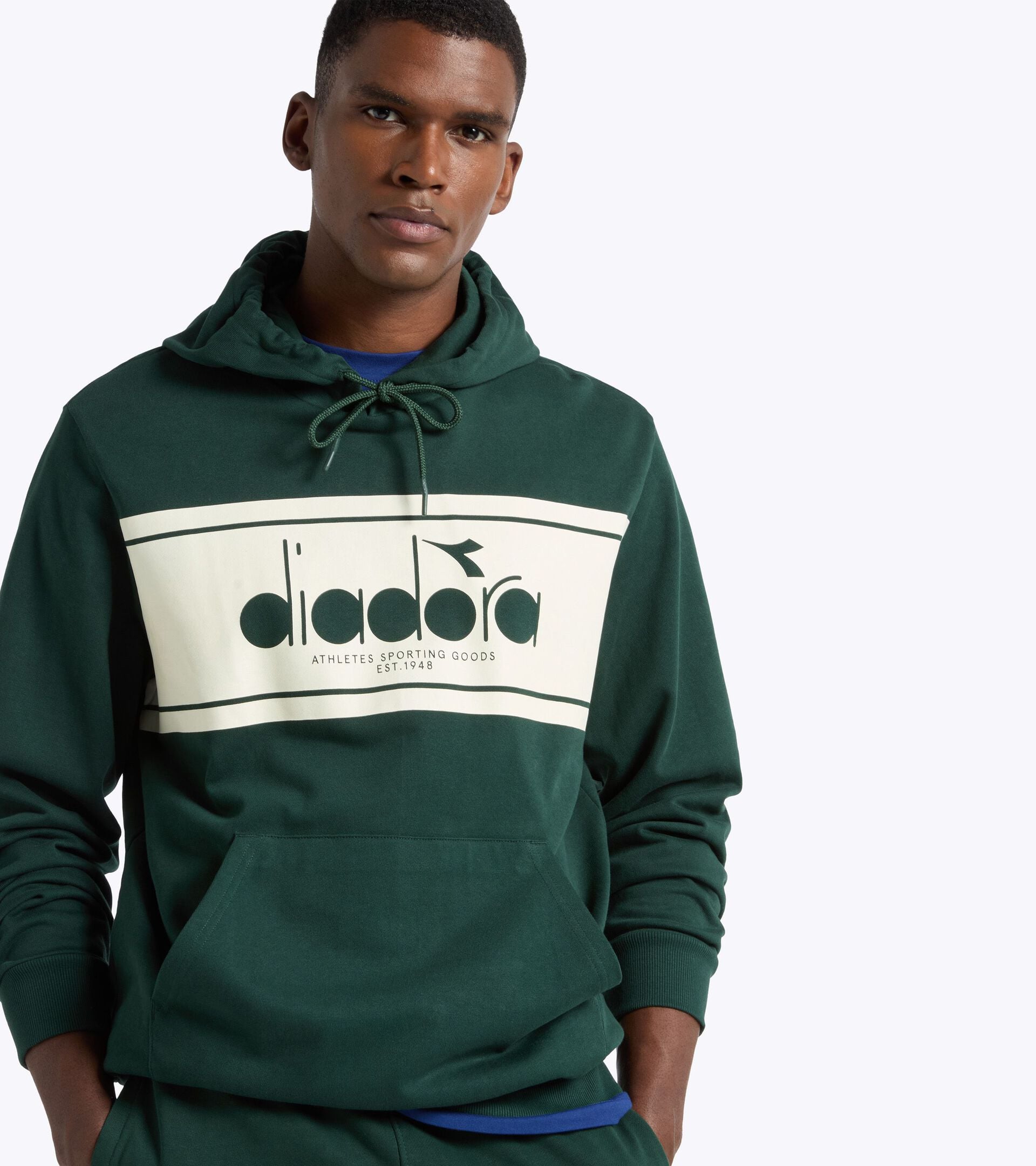 Hoodie - Regular fit - Men&rsquo;s LOGO HOODIE (FT) PINE GROVE - Diadora