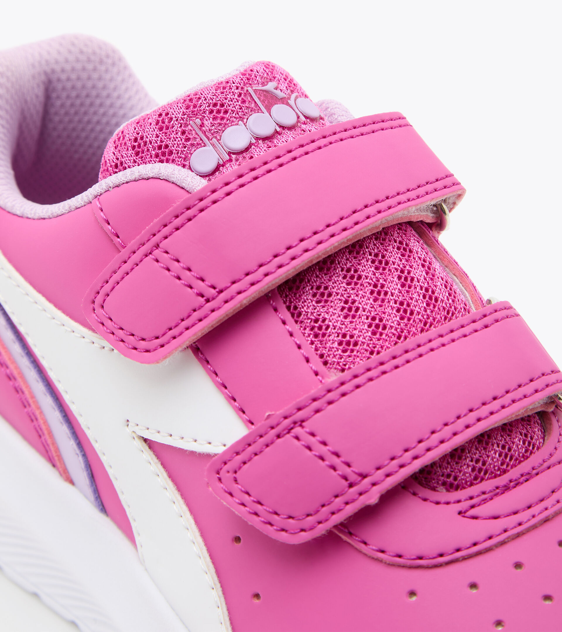 Chaussures de running - Unisexe Enfant FALCON SL JR V ROSA FUCSIA/BIANCO - Diadora