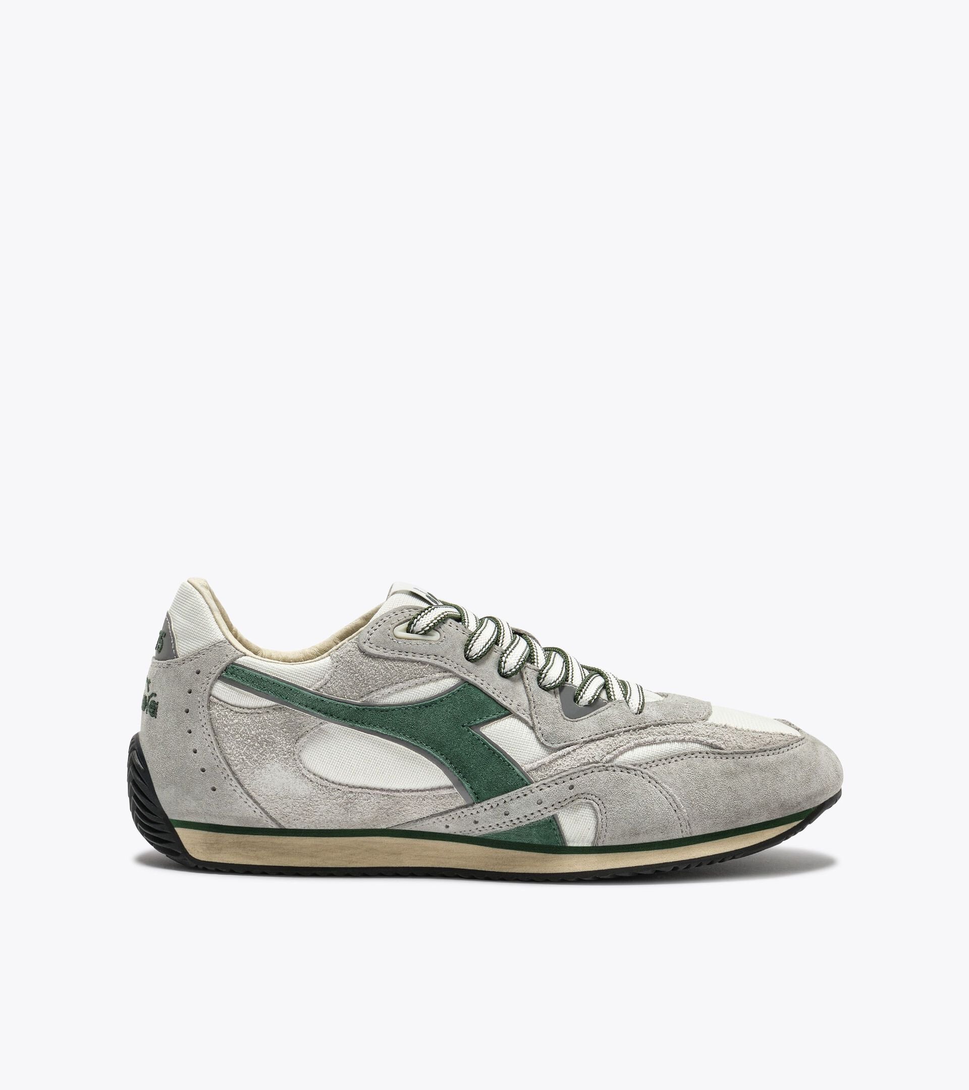 Low-profile Heritage sneaker - All-gender EQUIPE REVENGE USED WHITE/GRAY LIMESTONE - Diadora
