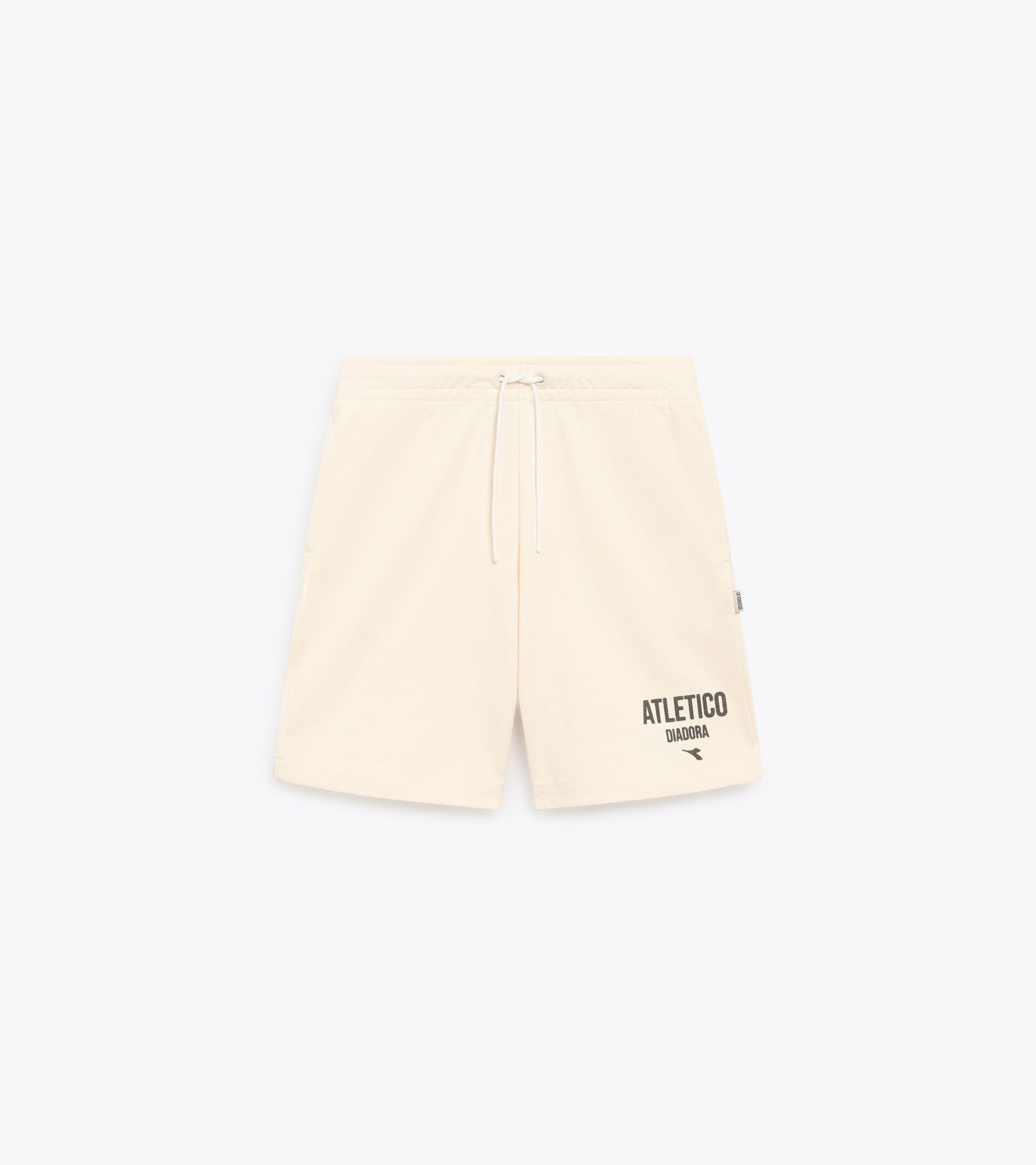 Legacy bermuda pants made from cotton - Made in Italy - All-gender BERMUDA LEGACY WHITE ALYSSUM - Diadora