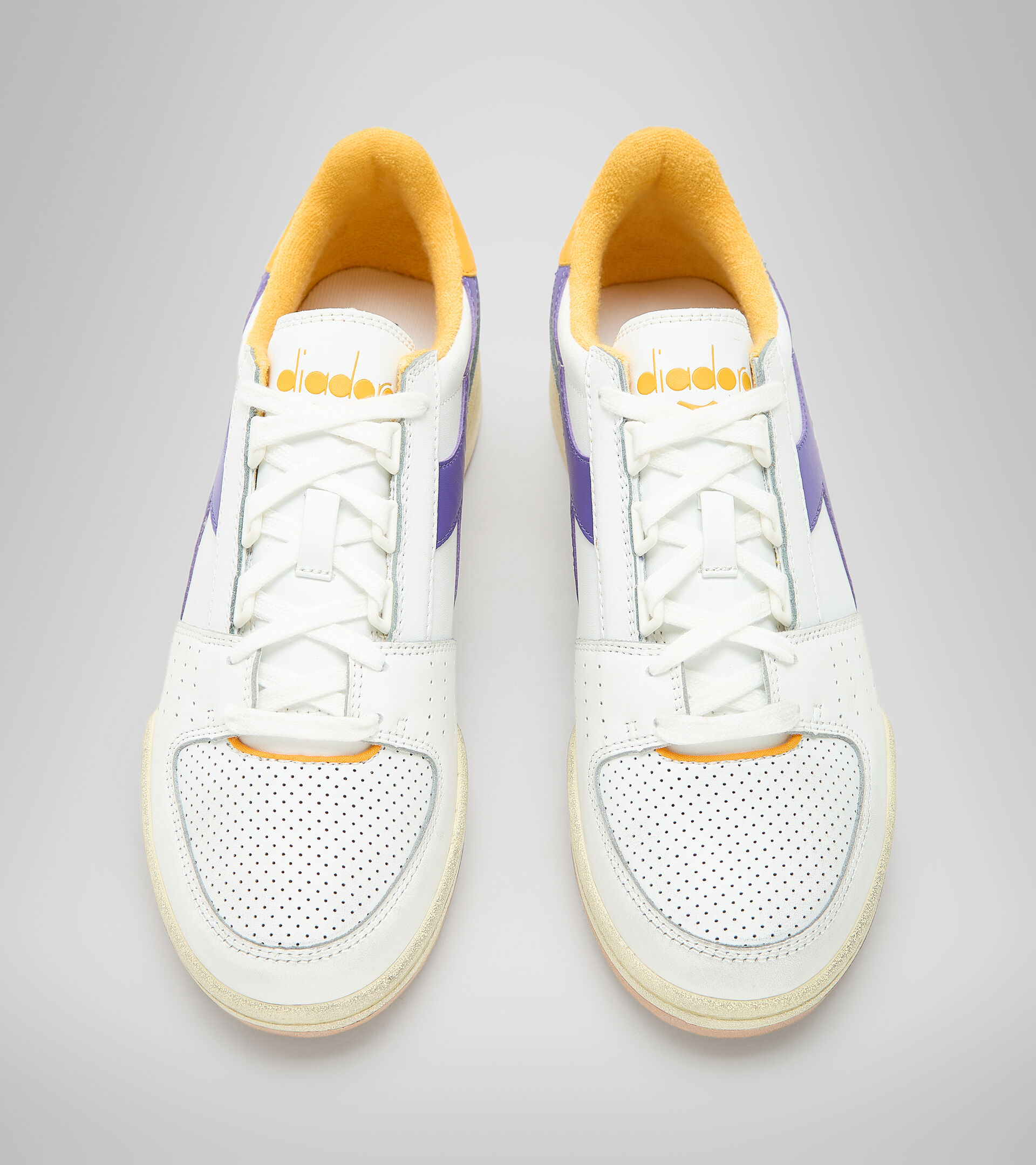 Sports shoes - Men DAVIS LEATHER WHITE/BEESWAX - Diadora