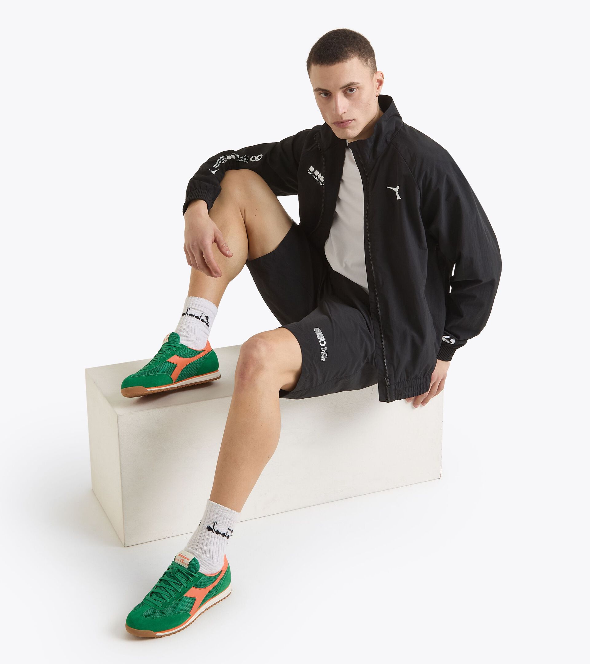 Bermuda shorts - Cross category - All-gender BERMUDA SPORT BLACK - Diadora
