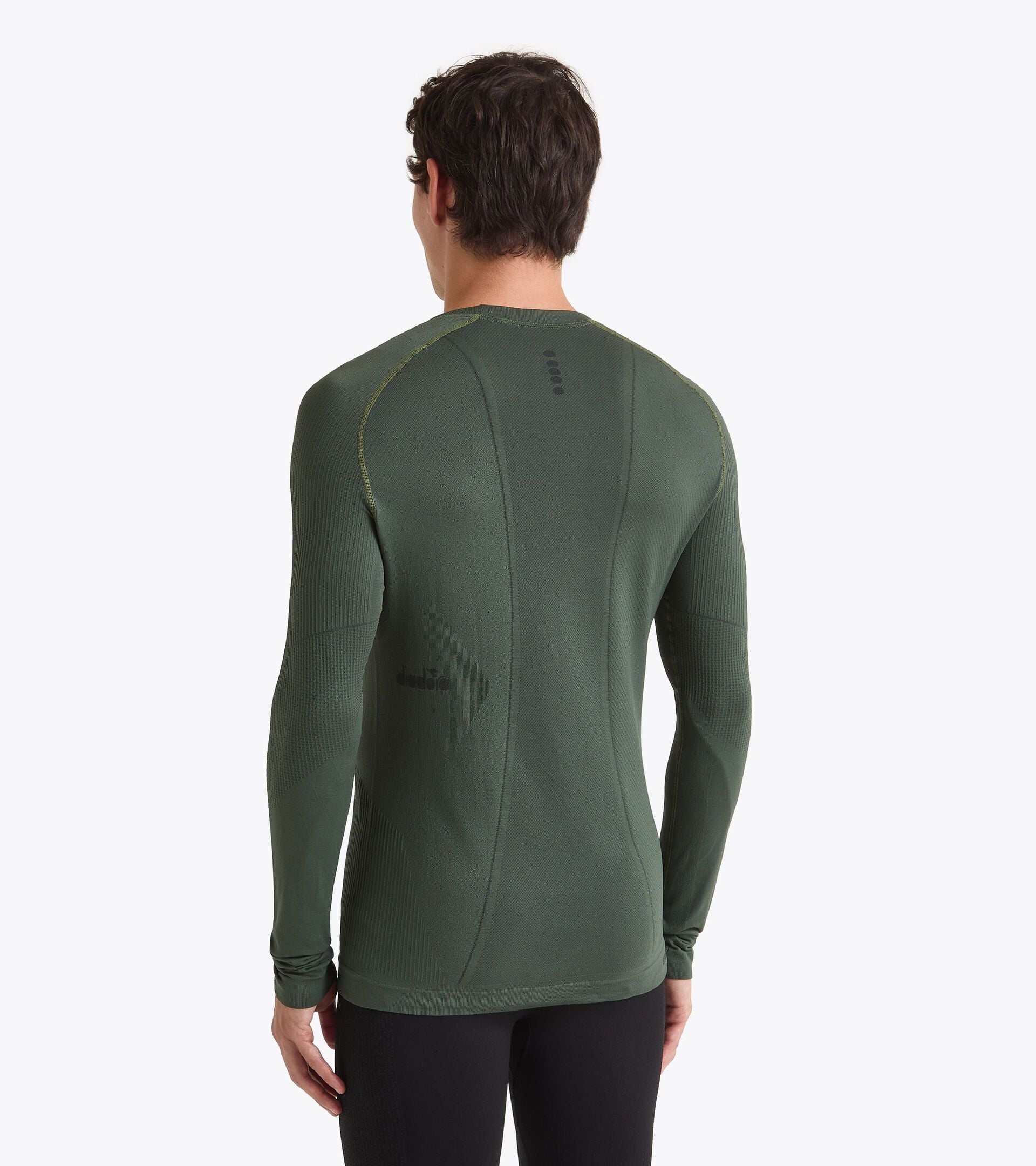 T-shirt technique Made in Italy &agrave; manches longues&sect;Running&sect;Homme STRATOZERO LS T-SHIRT CORIANDRE - Diadora