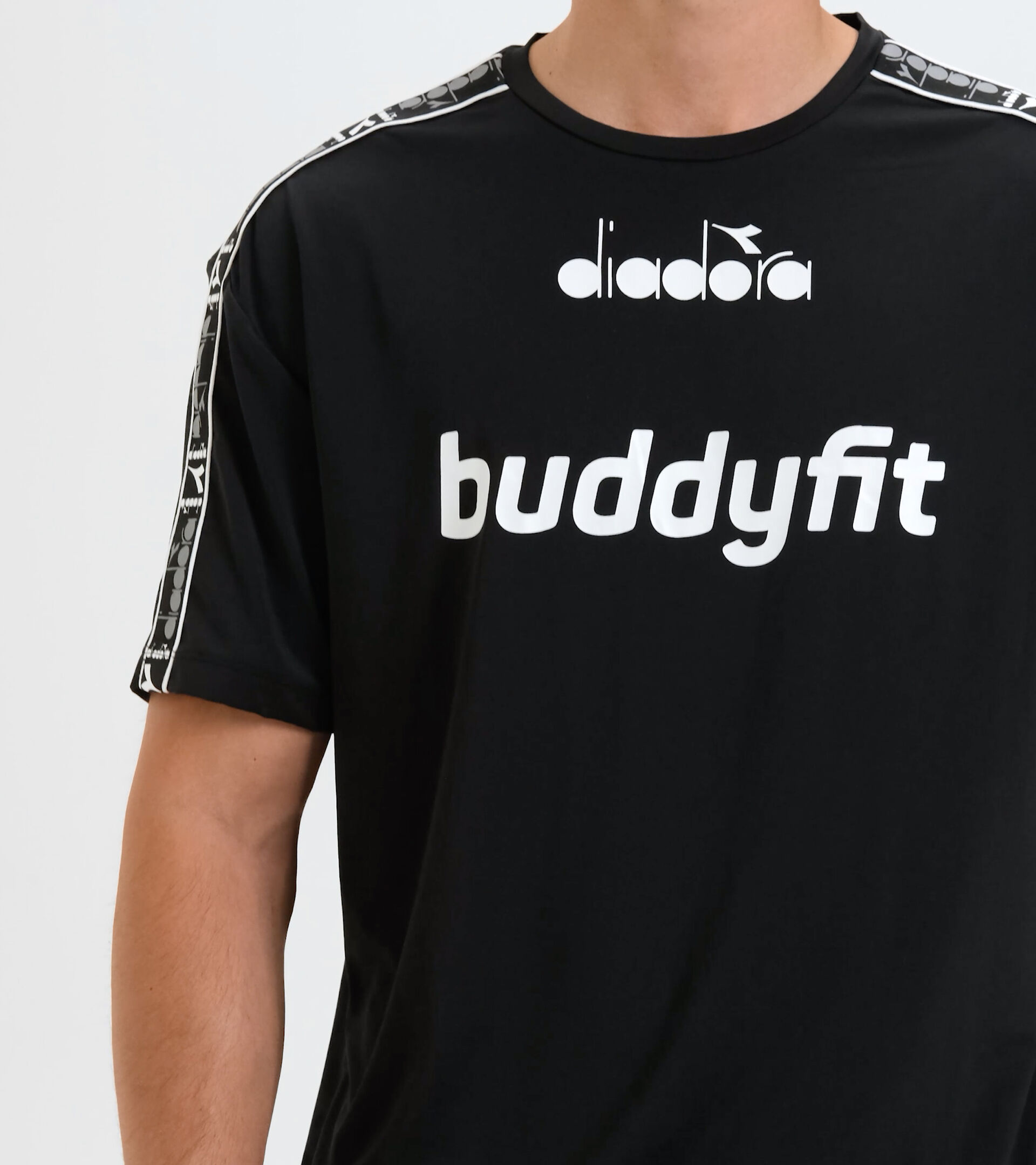 Workout-T-Shirt for men SS T-SHIRT BUDDYFIT BLACK - Diadora