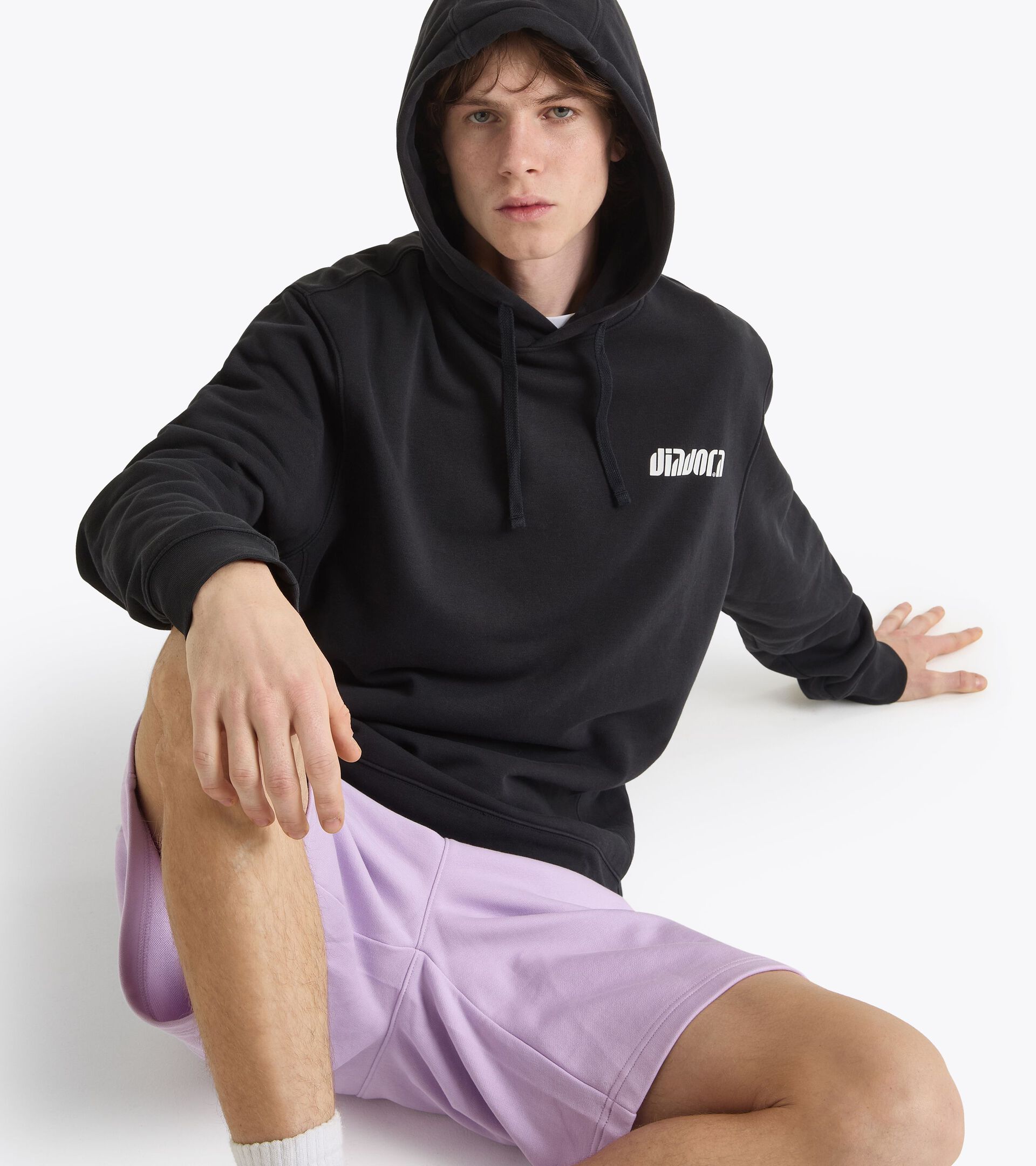 Casual hoodie - All-gender
HOODIE ATHL. LOGO BLACK - Diadora