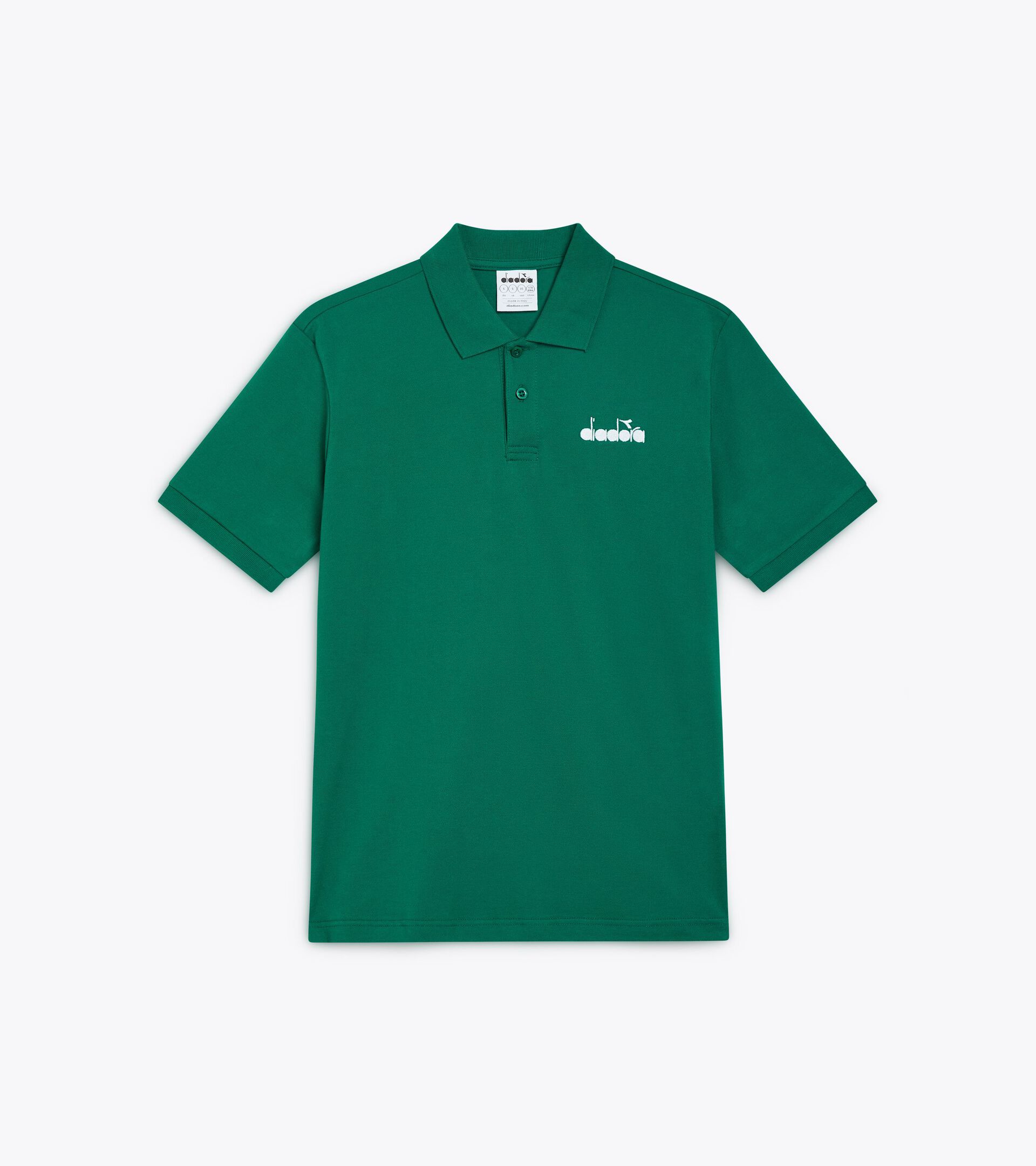 Piqué cotton polo - Men’s POLO SS LOGO AVENTURINE - Diadora