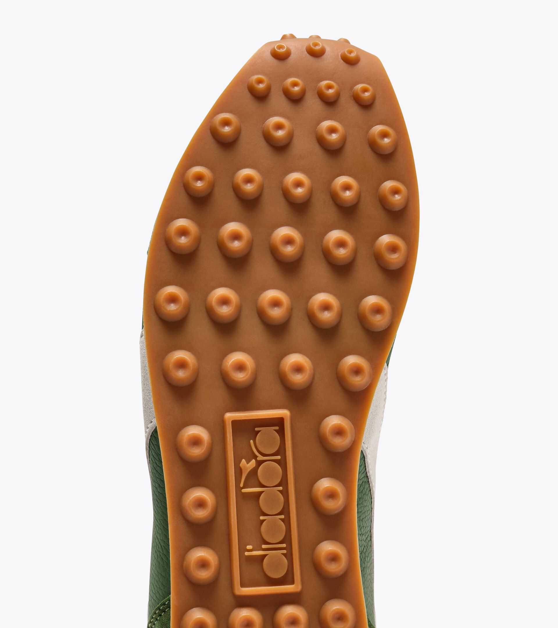 Sneaker mit niedrigem Profil aus Leder - F&uuml;r alle Geschlechter RALLY PUNCHED GARTENGRUEN - Diadora