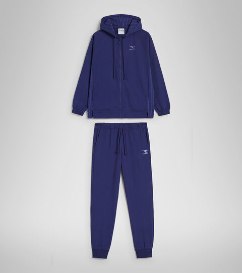 L.TRACKSUIT HD CORE, BLU COBALTO PROFONDO Tuta sportiva in cotone - Donna L.TRACKSUIT HD CORE BLU COBALTO PROFONDO - Diadora