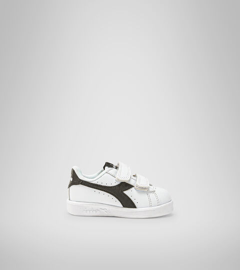 Sports shoes - Toddlers 1-4 years GAME P TD GIRL WHITE/WHITE/BLACK - Diadora
