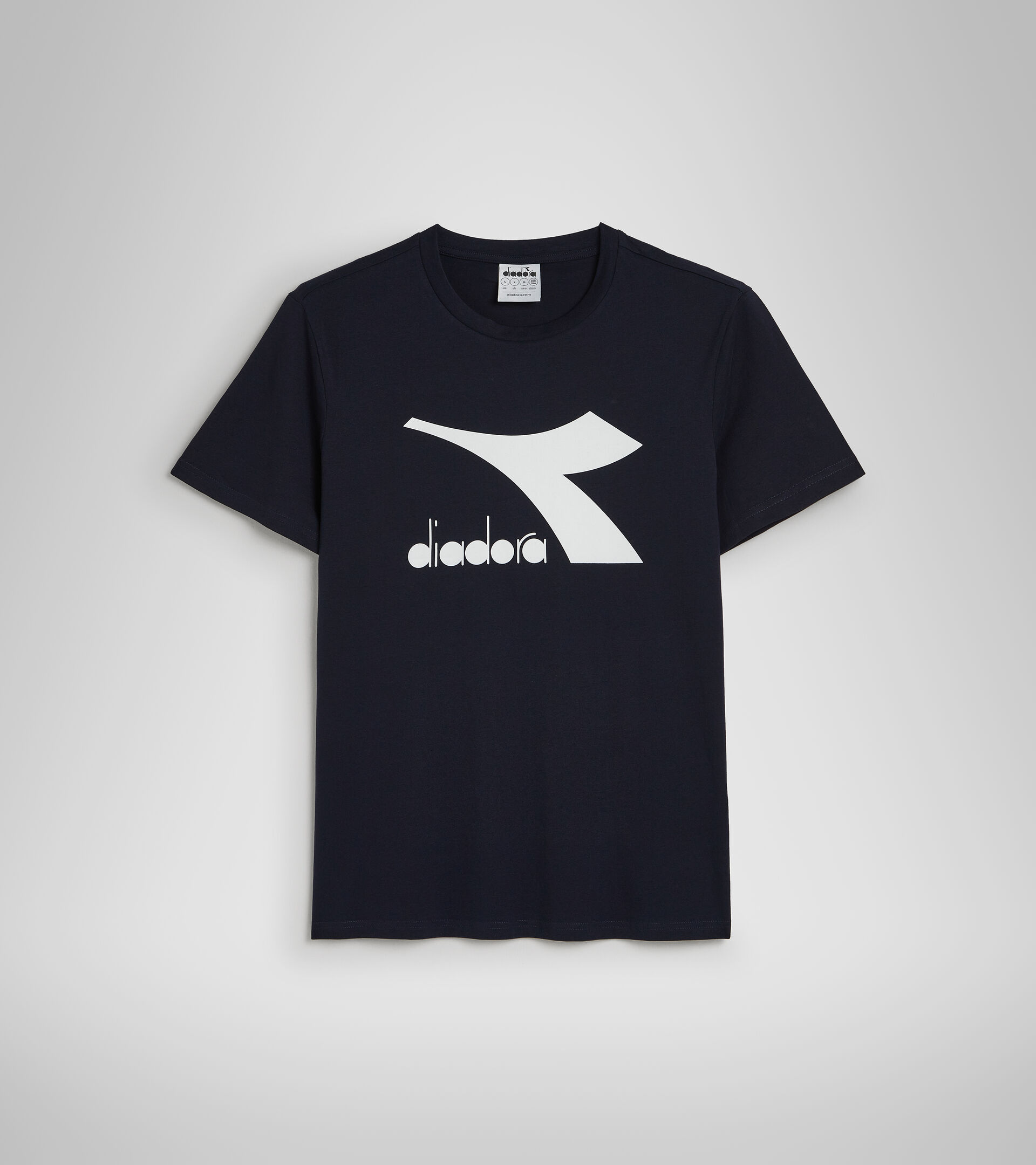 Cotton T-shirt - Men T-SHIRT SS CHROMIA CLASSIC NAVY - Diadora