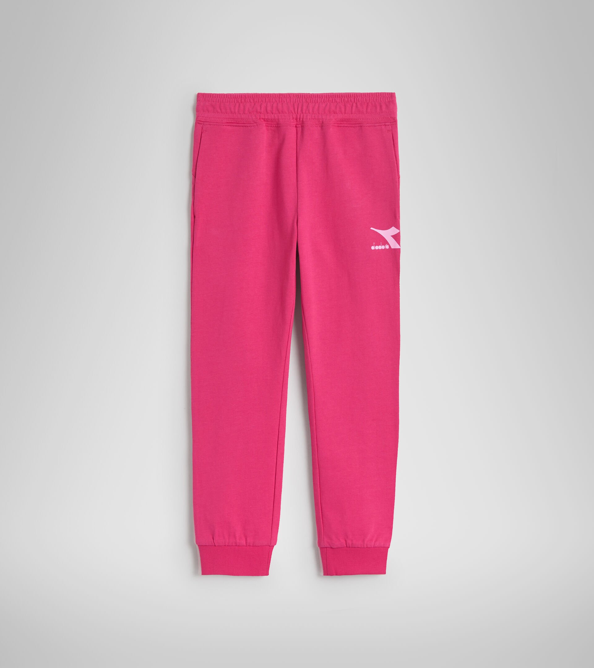Cotton sports trousers - Unisex JU.CUFF PANTS RAINBOW SHOCKING PINK - Diadora