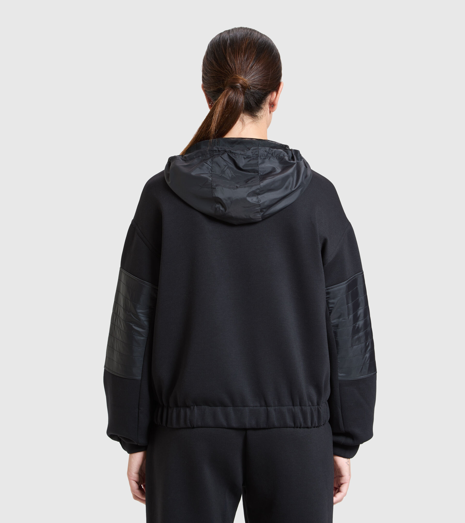 Sports jacket - Women L. TRACK JACKET URBANITY BLACK - Diadora