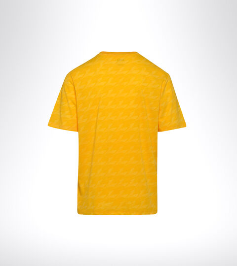 SS T-SHIRT PLUS BE ONE, JAUNE SAFRAN PARTOUT T-shirt de sport - Homme SS T-SHIRT PLUS BE ONE JAUNE SAFRAN PARTOUT - Diadora