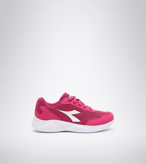 Junior lace-up running shoe - Unisex ROBIN 3 JR BEETROOT PURPLE/WHITE - Diadora