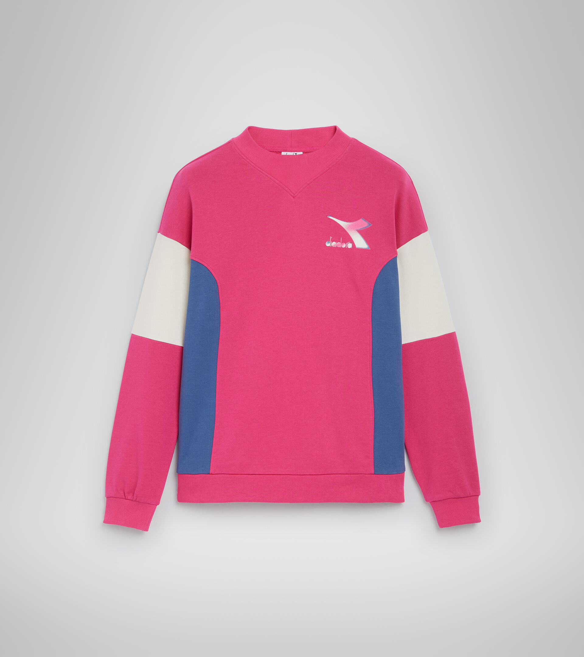 Crew-neck sweatshirt - Women L.SWEATSHIRT CREW LUSH MAGENTA - Diadora
