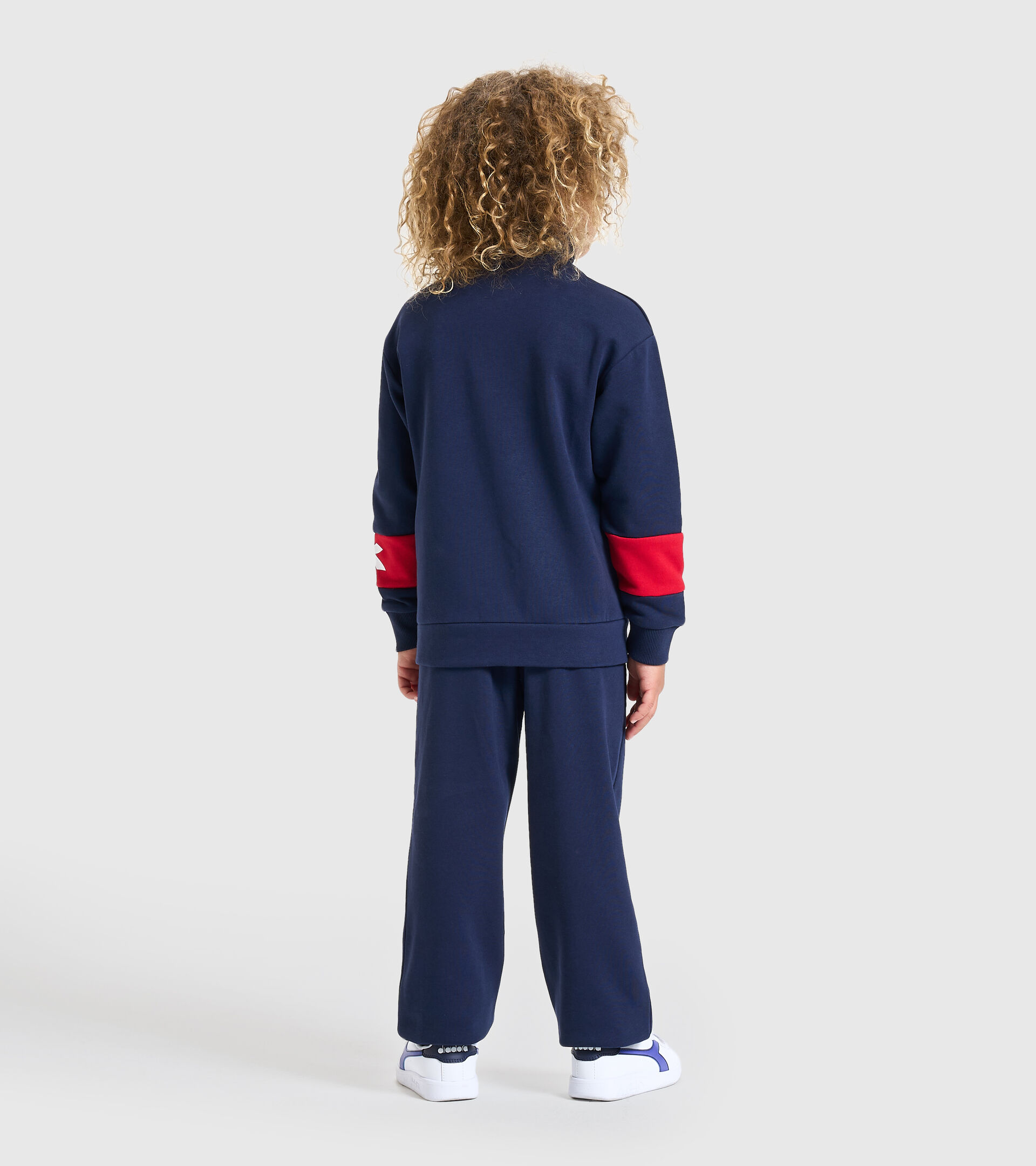 Tracksuit - Kids JB.TRACKSUIT FZ HOOPLA CLASSIC NAVY - Diadora