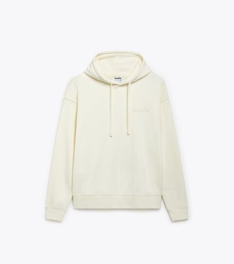 Hoodie - Gender Neutral HOODIE ATHL. LOGO BUTTER WHITE - Diadora