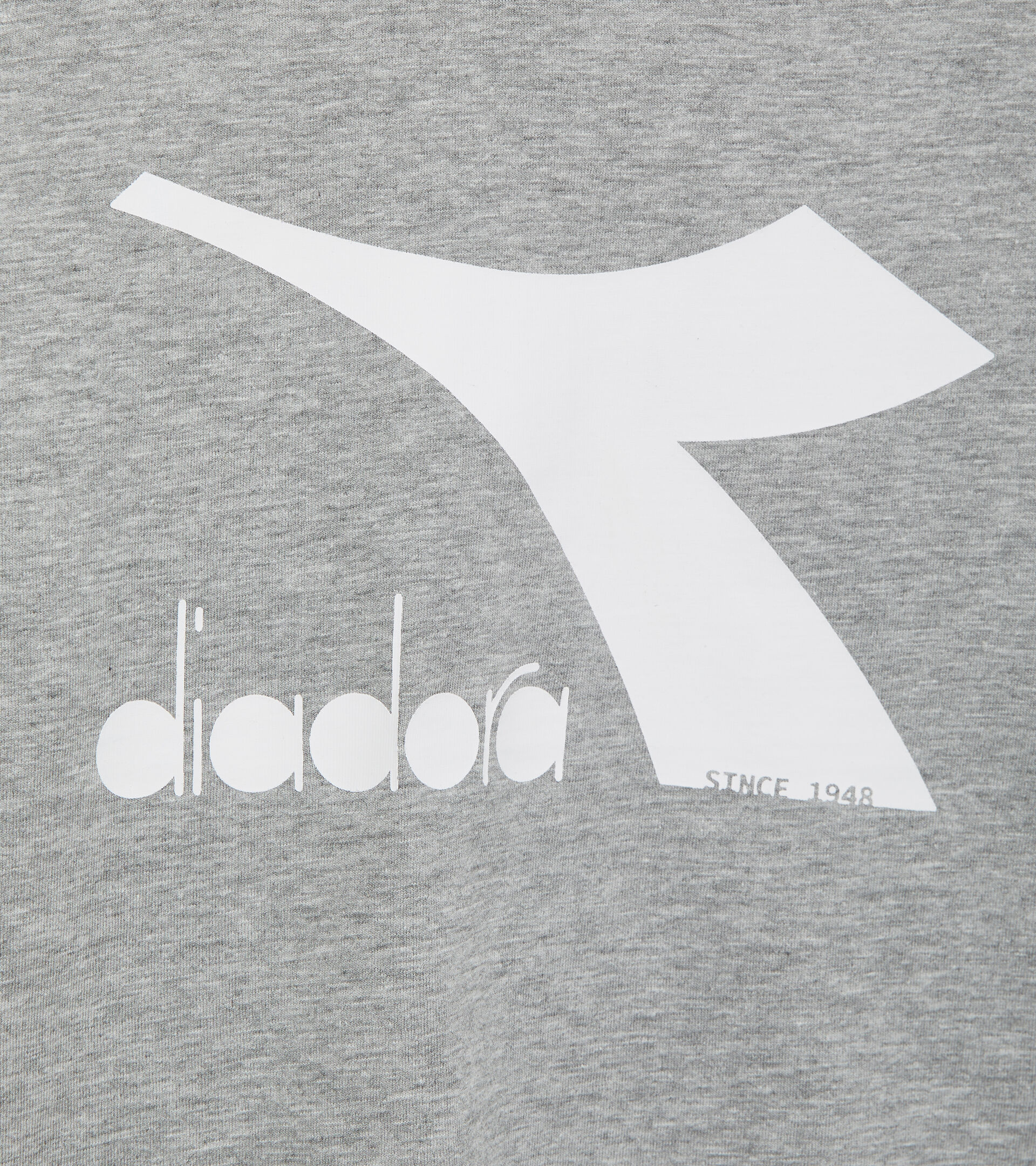 Sports T-shirt - Kids JU.T-SHIRT SS BL LIGHT MIDDLE GRAY MELANGE - Diadora