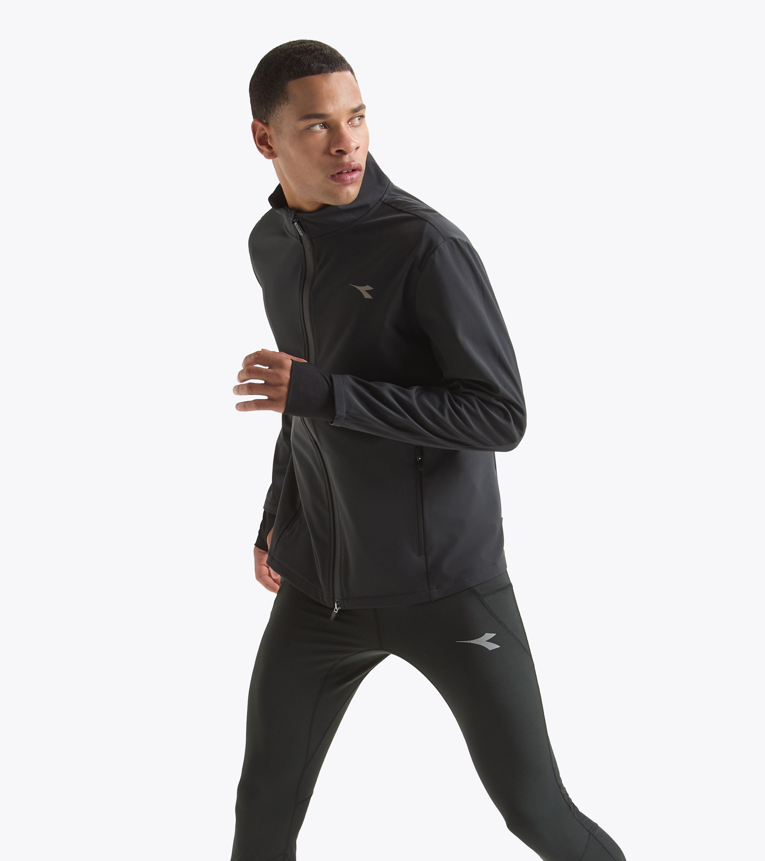Softshell running jacket top