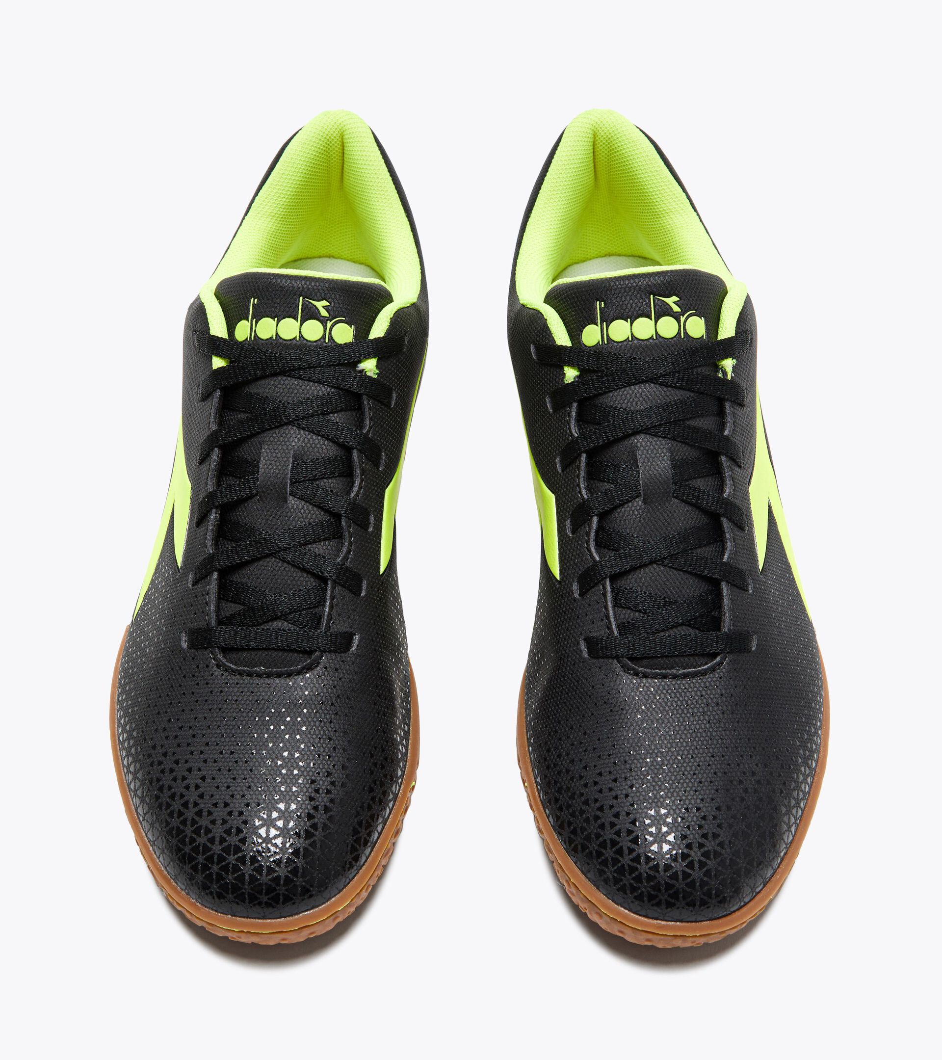Futsal boots - Men PICHICHI 6 IDR BLACK/YELLOW FL DD/WHITE - Diadora