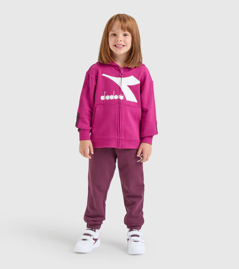 Sports tracksuit - Kids JU.TRACKSUIT HD FZ CHROMIA VIOLET RASPBERRY - Diadora