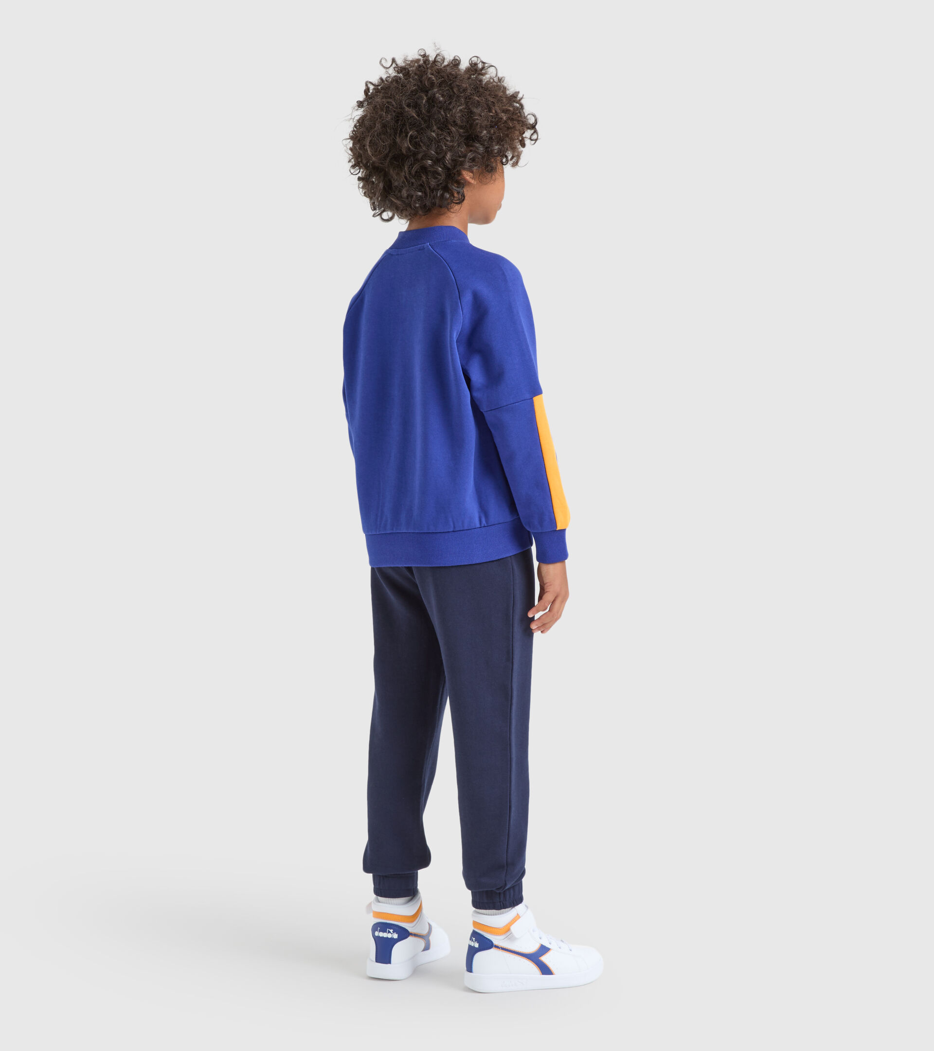 Survêtement de sport - Garçon JB. TRACKSUIT FZ TWISTER BLEU SODALITE - Diadora