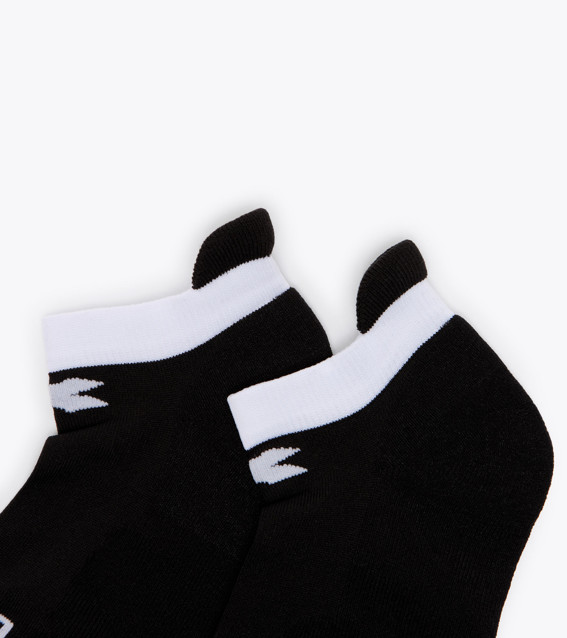 Calcetines cortos - Mujer L. SOCKS BLACK/OPTICAL WHITE - Diadora