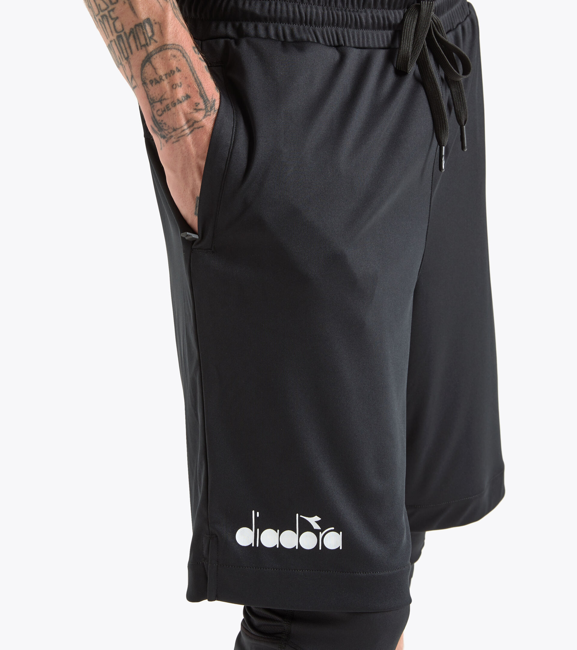 Training shorts and tights - Men’s POWER SHORTS BUDDYFIT BLACK - Diadora