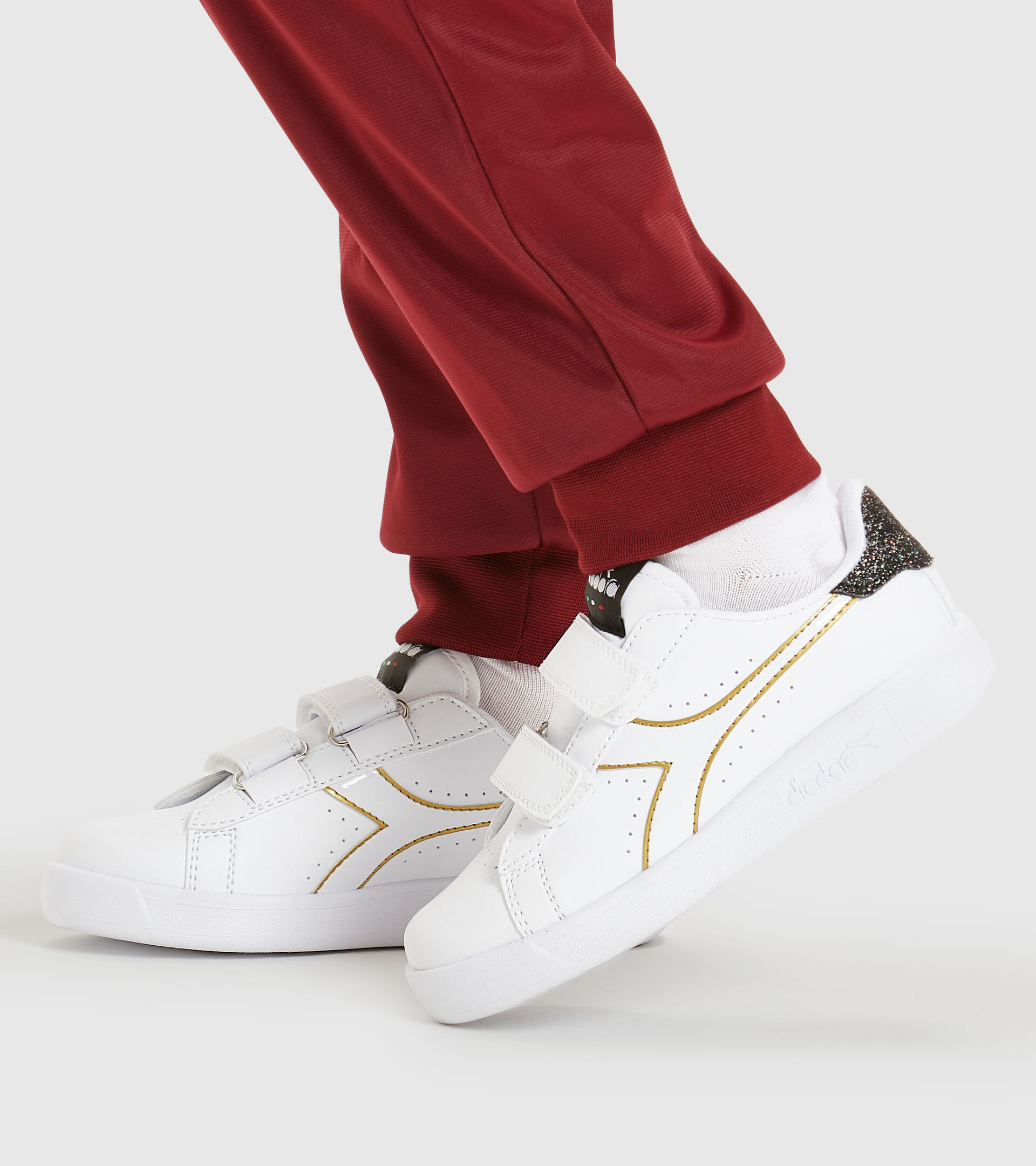 Zapatilla deportiva - Niños 4-8 años GAME P PS GIRL BIANCO/NERO/ORO - Diadora