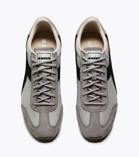 Leather Sneaker - Low-Profile - All-gender RALLY WAXED GRAY PEWTER - Diadora