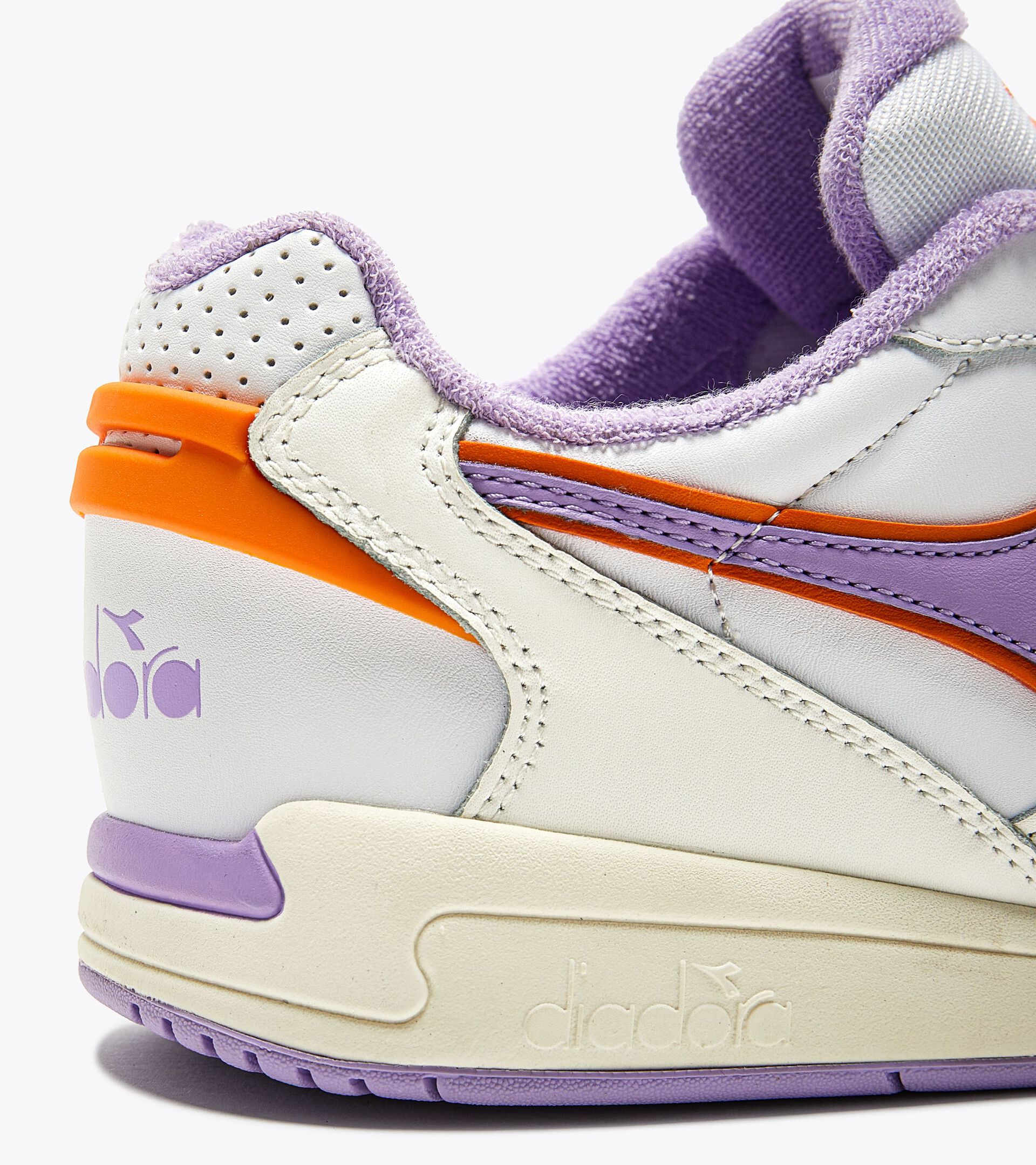 Sporty sneakers - Gender neutral WINNER WHITE/PURPLE ROSE - Diadora