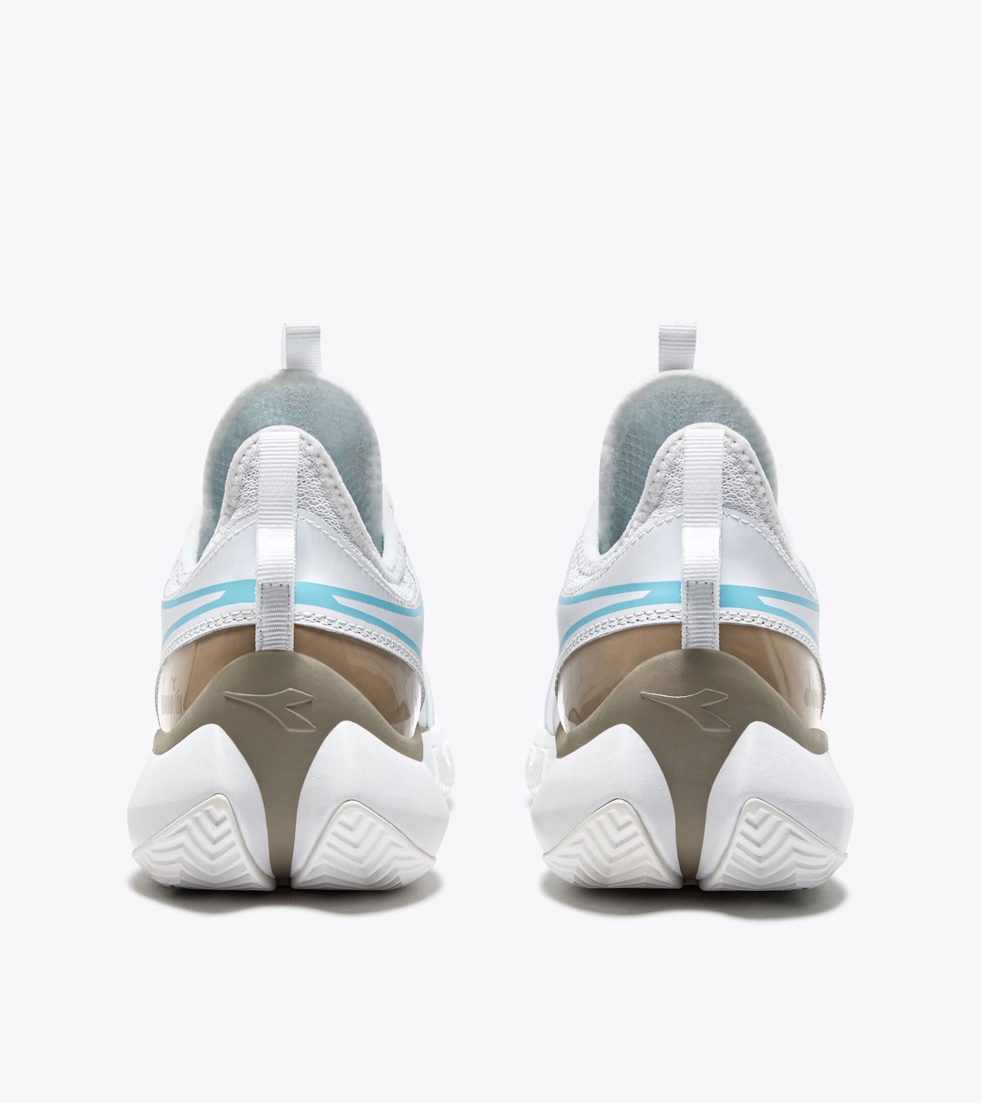 Zapatillas de tenis para terrenos de tierra batida - Mujer  FINALE W CLAY WHITE/CORYDALIS BLUE - Diadora