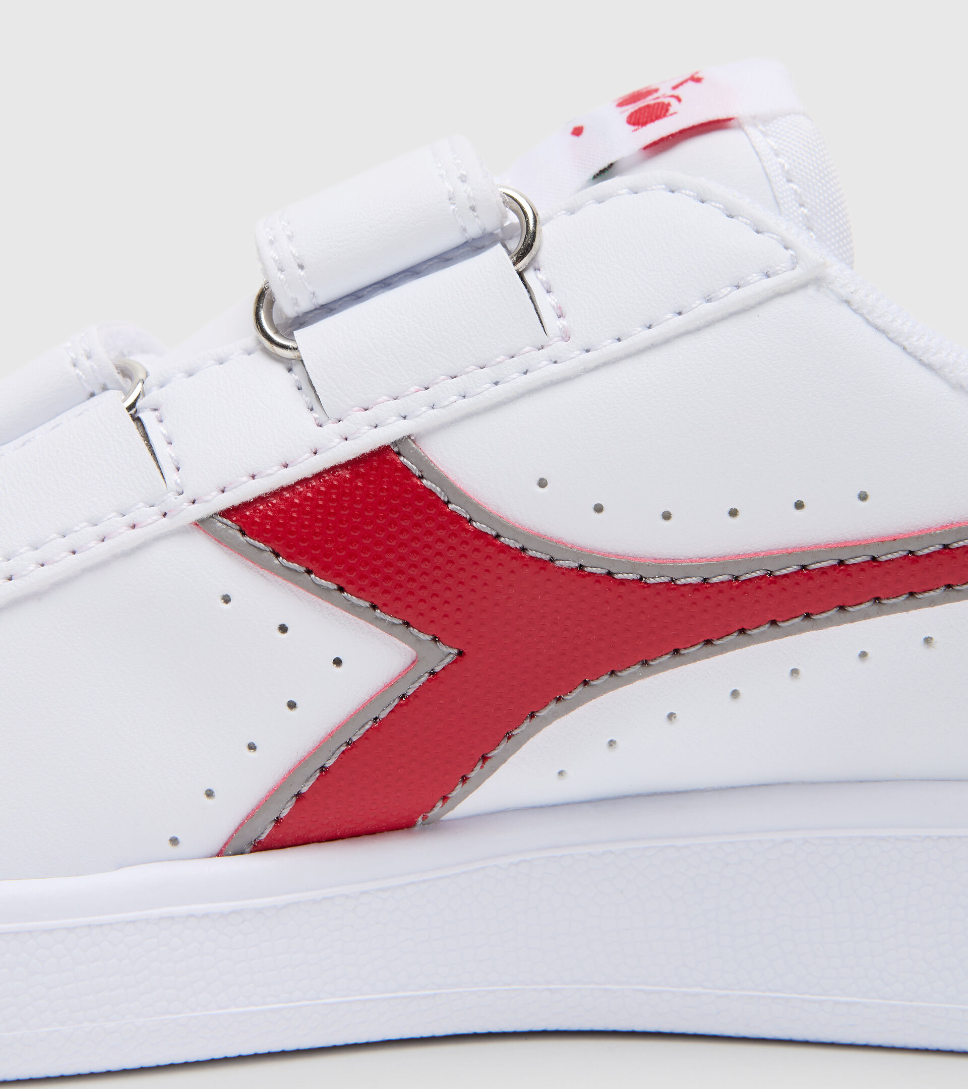 Sports shoes - Kids 4-8 years GAME P PS WHITE/TANGO RED - Diadora